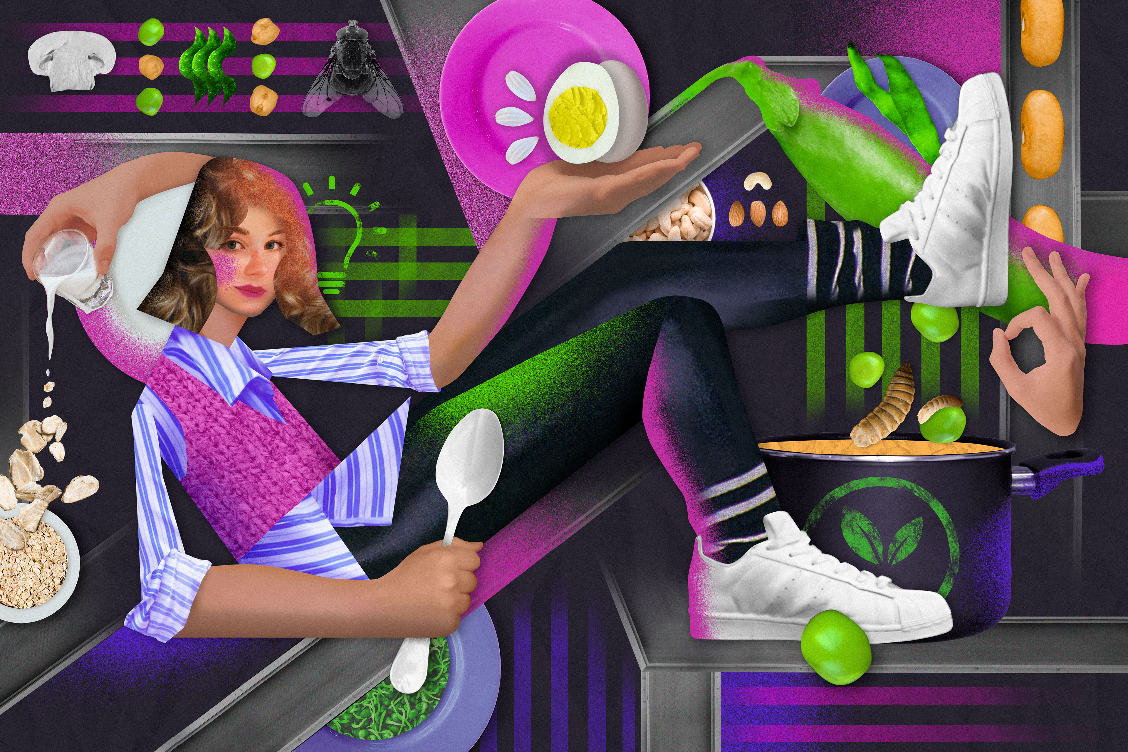 Журнальные иллюстрации ч.2 — Изображение №13 — Иллюстрация, Графика на Dprofile