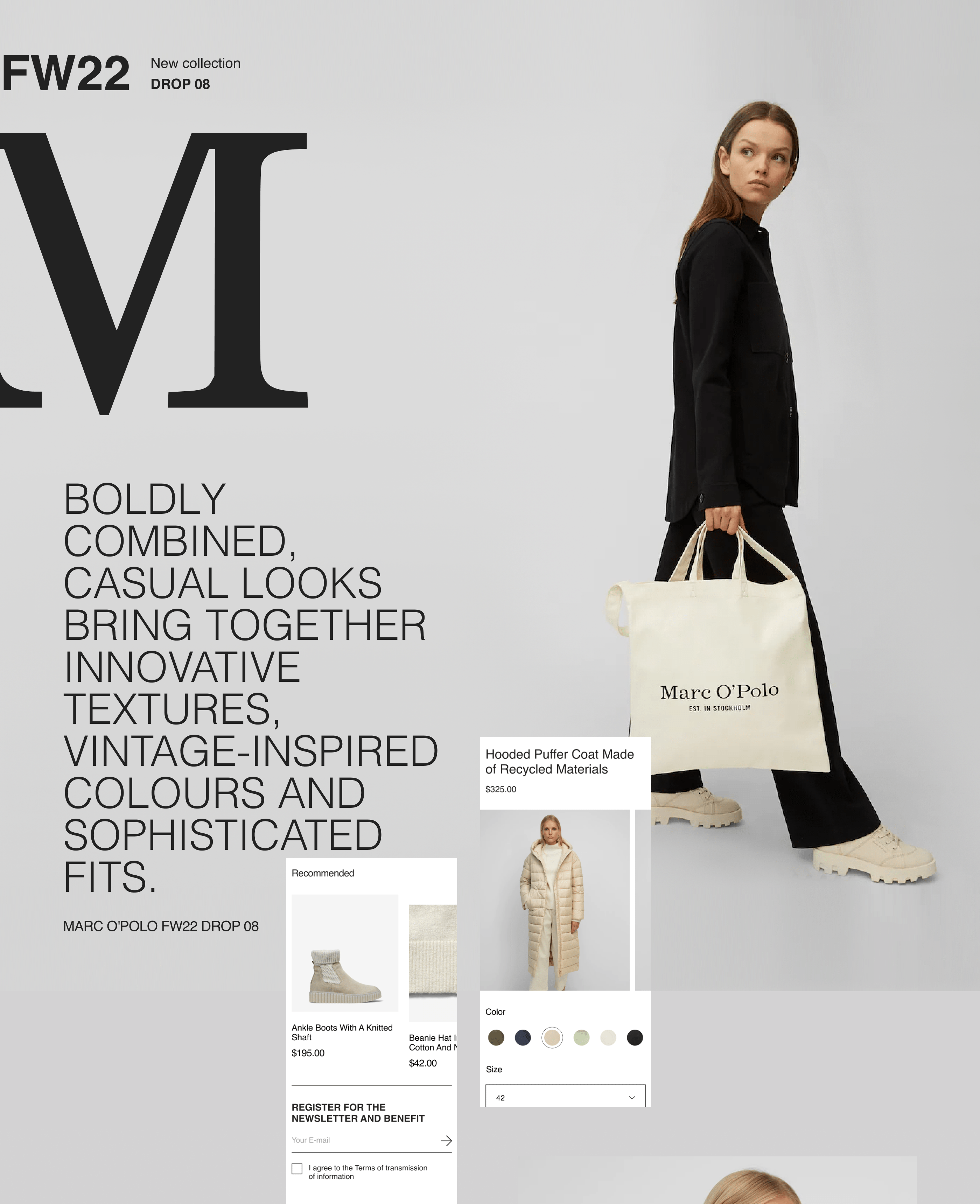 Marc O’Polo E-commerce redesign — Изображение №9 — Интерфейсы, Брендинг на Dprofile