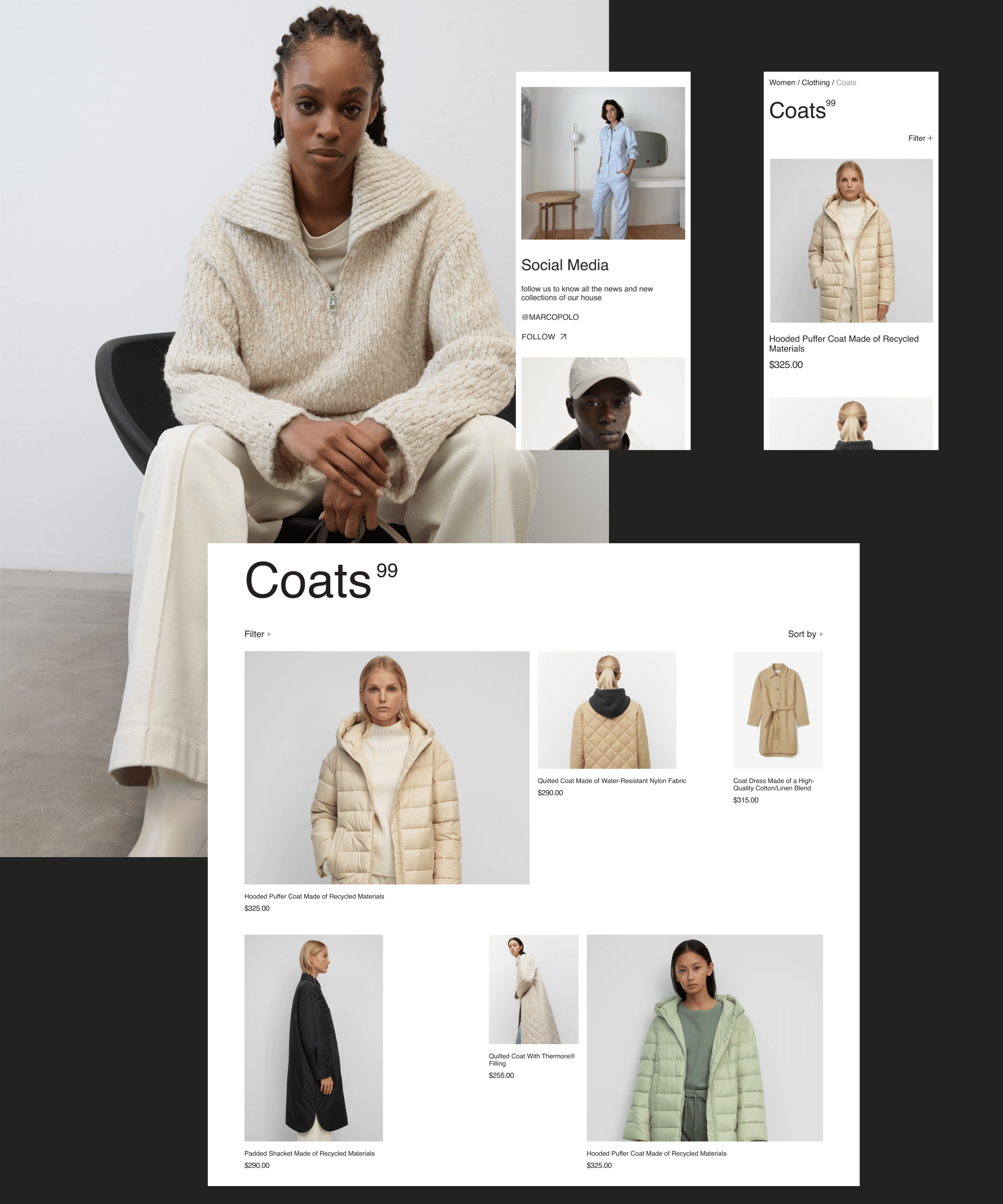 Marc O’Polo E-commerce redesign — Изображение №7 — Интерфейсы, Брендинг на Dprofile