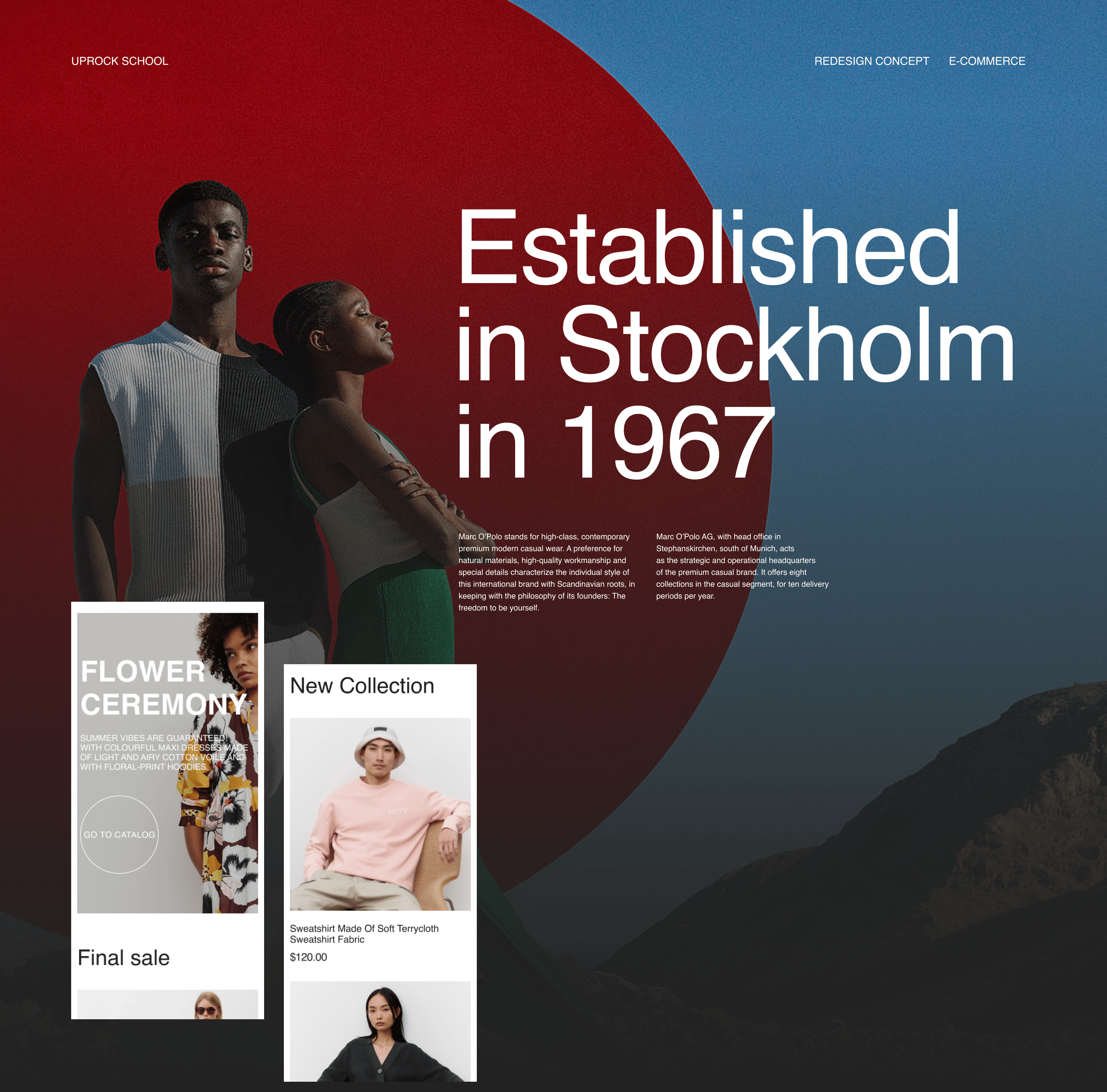 Marc O’Polo E-commerce redesign — Изображение №1 — Интерфейсы, Брендинг на Dprofile
