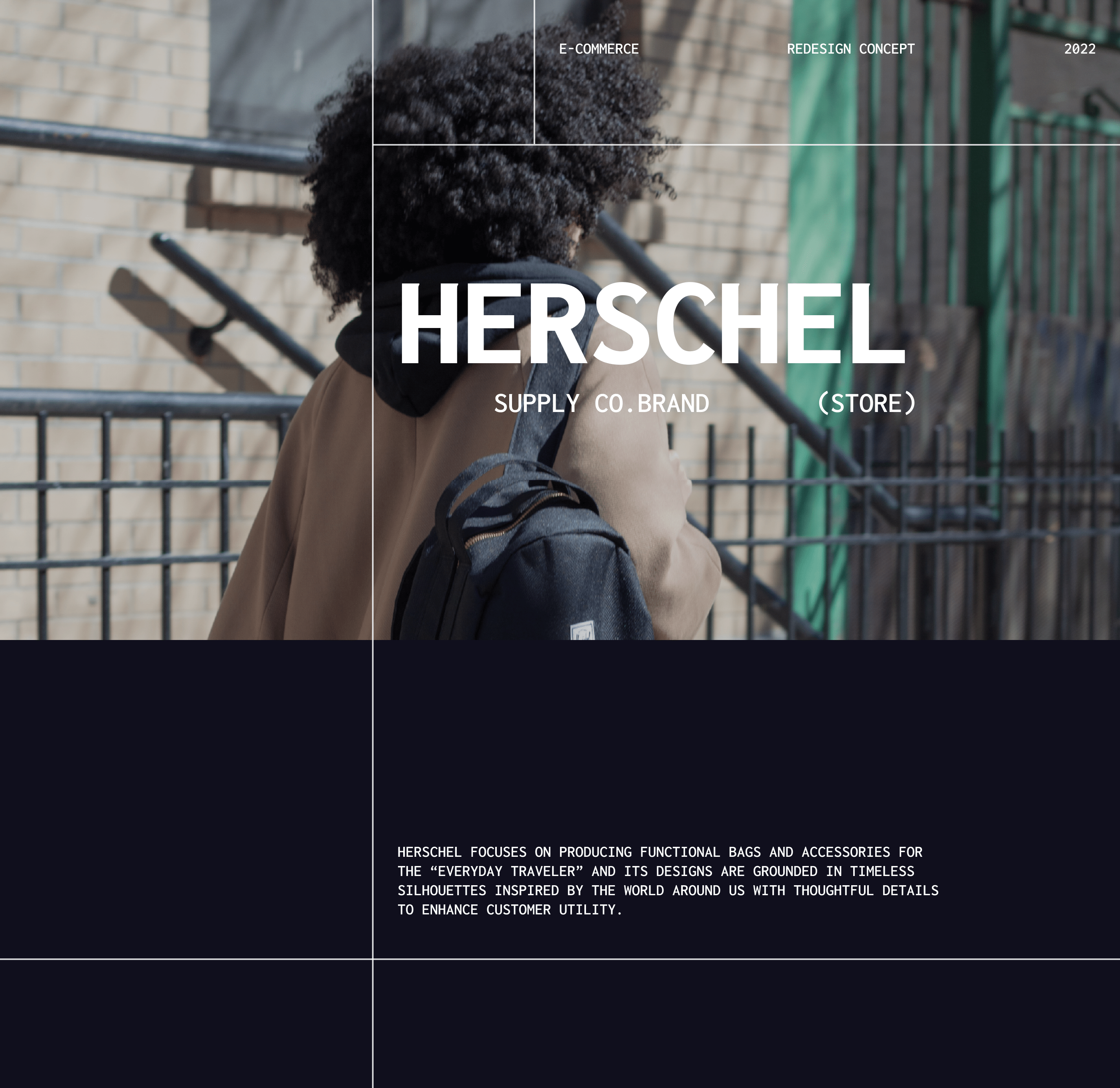 HERSCHEL | E-commerce Redesign — Изображение №1 — Интерфейсы, Брендинг на Dprofile
