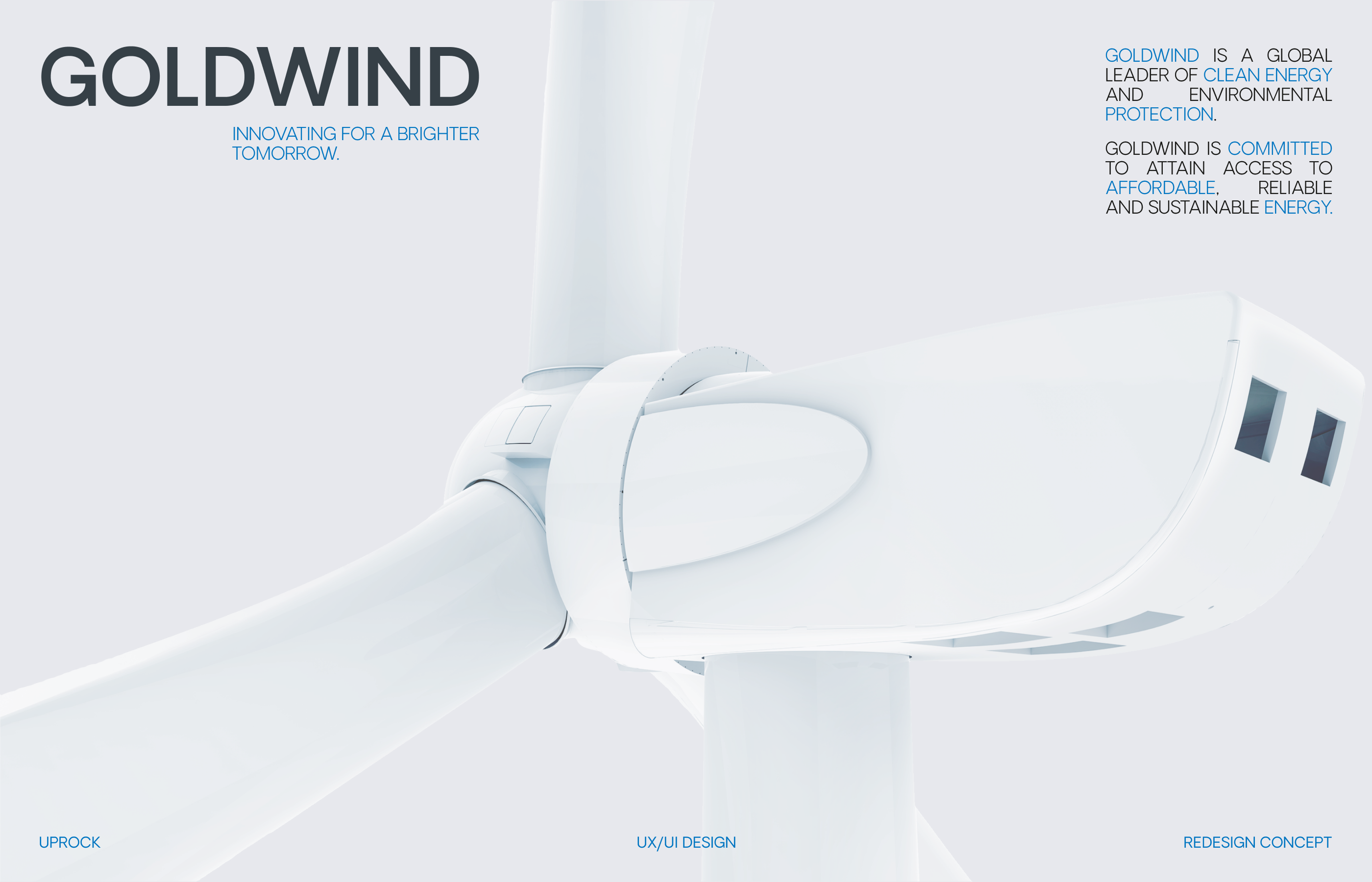 GOLDWIND | Corporate website redesign — Изображение №1 — Интерфейсы, Брендинг на Dprofile