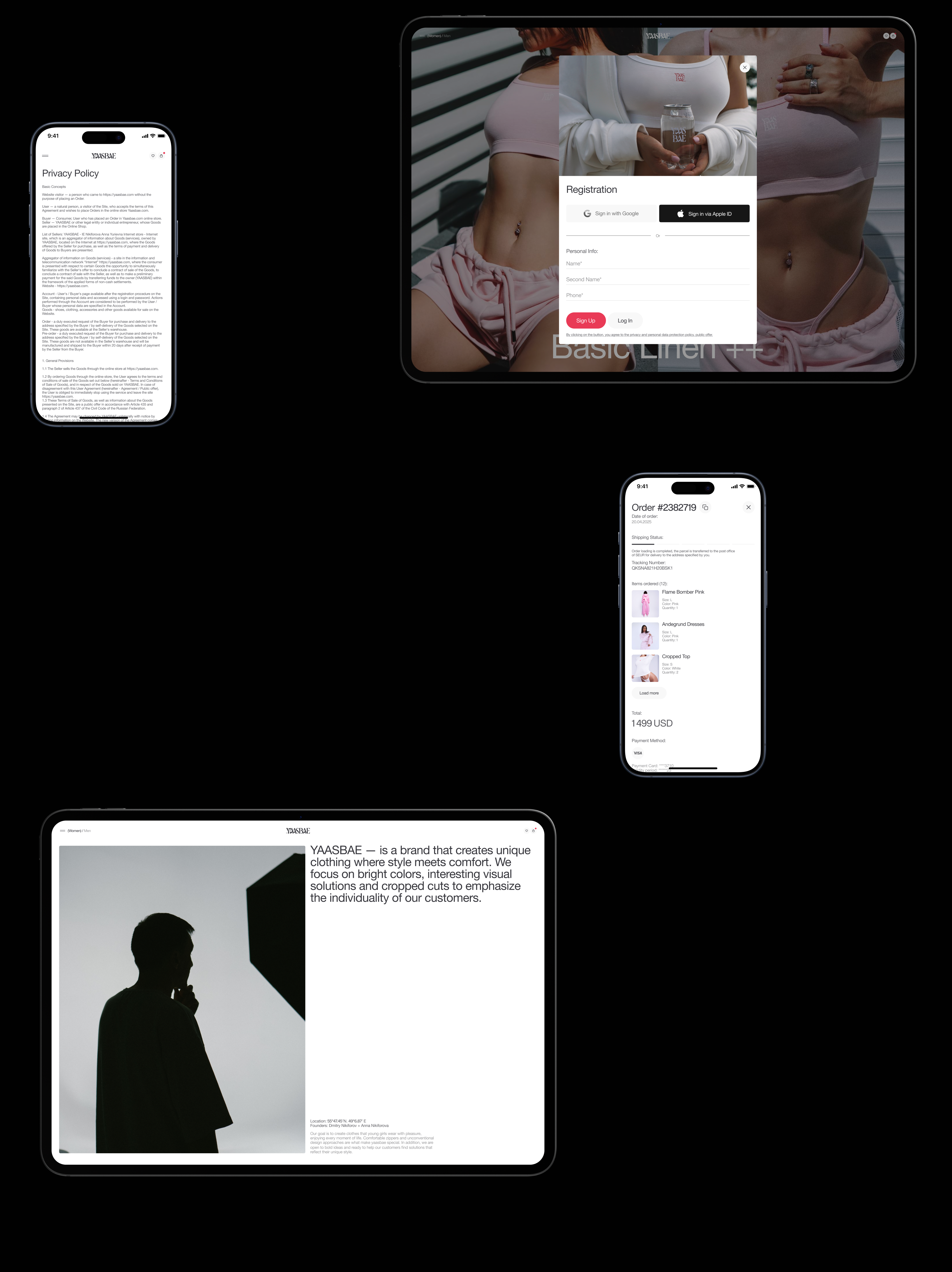 YAASBAE® — Изображение №21 — Интерфейсы на Dprofile