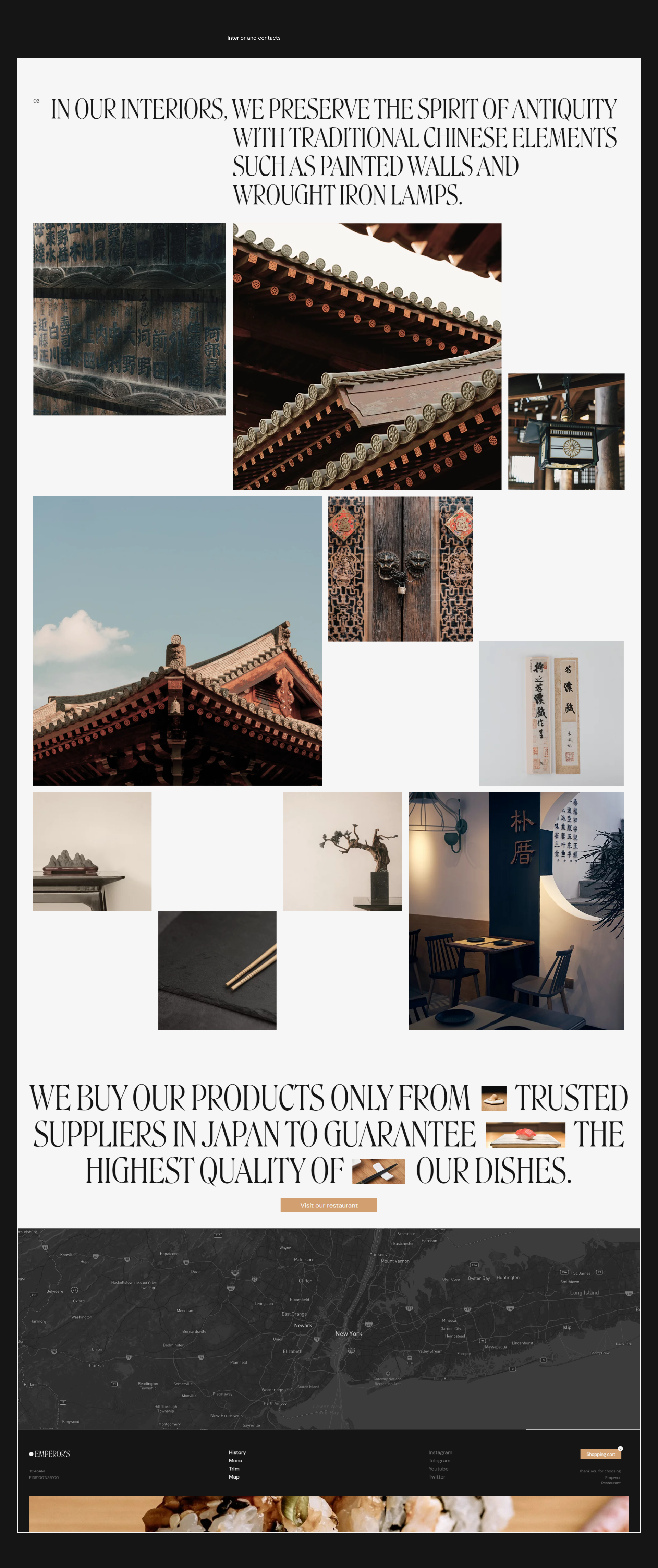 Real Taste of Empire | Website design — Изображение №6 — Интерфейсы, Брендинг на Dprofile