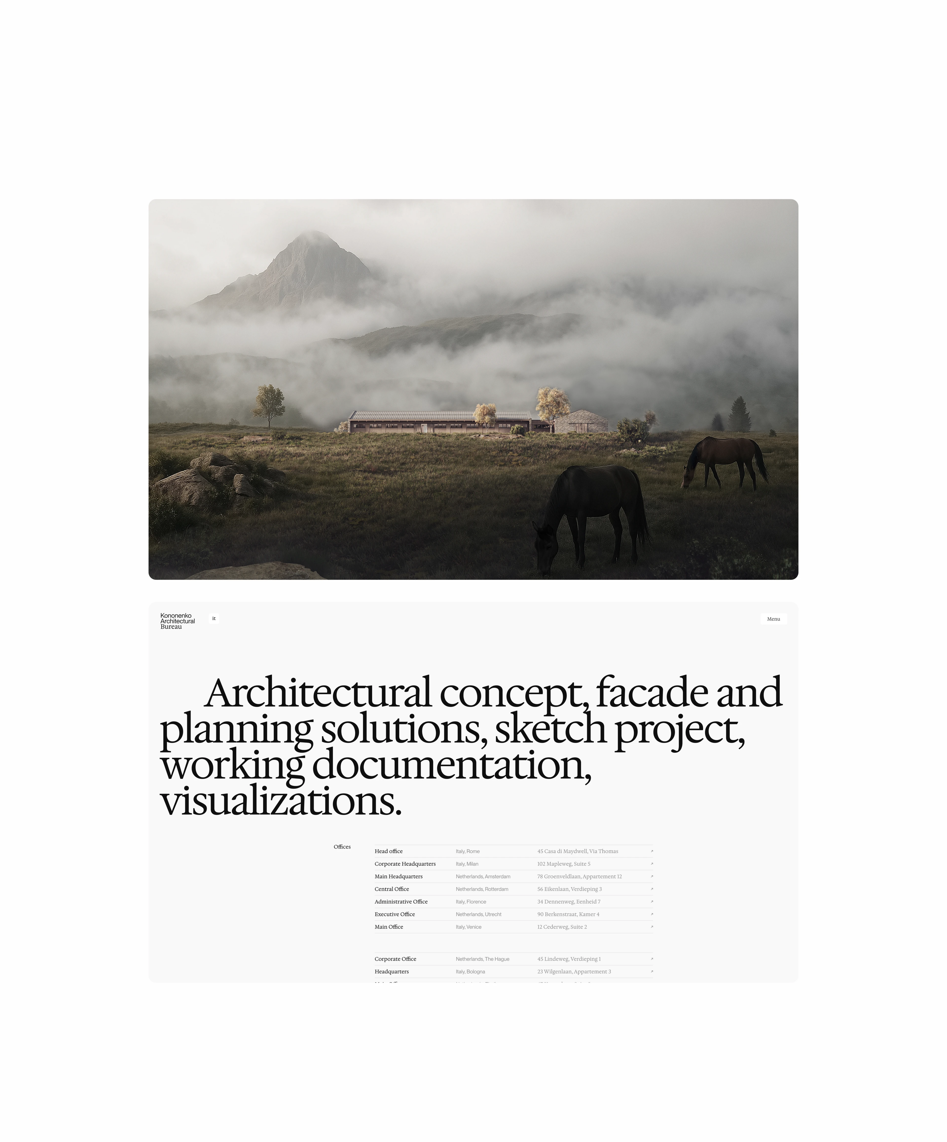 Kononenko Architectural Bureau — Изображение №8 — Брендинг на Dprofile