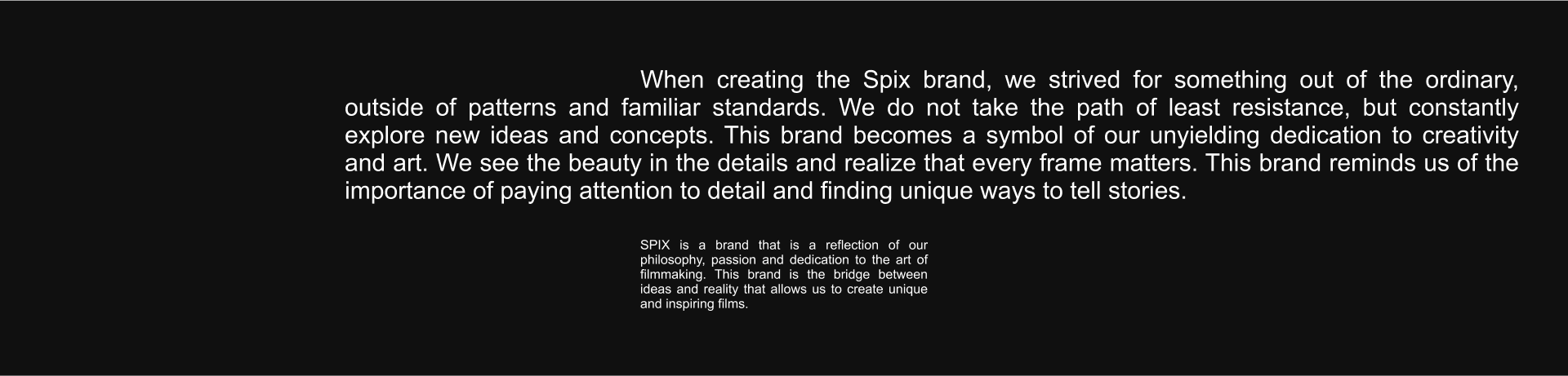 SPIX | Website design & Brand packaging — Изображение №26 — Интерфейсы, Брендинг на Dprofile