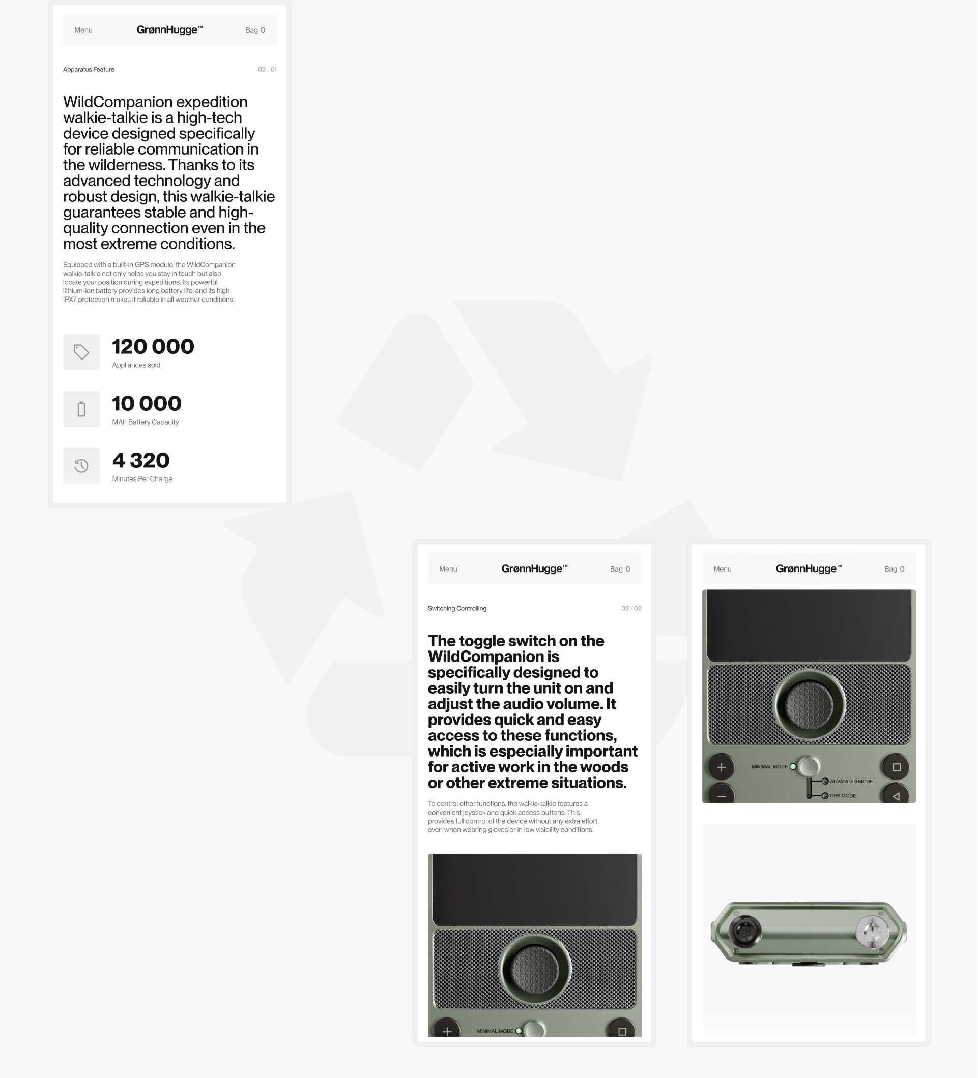 GrønnHugge™ — Изображение №12 — Интерфейсы, Брендинг на Dprofile