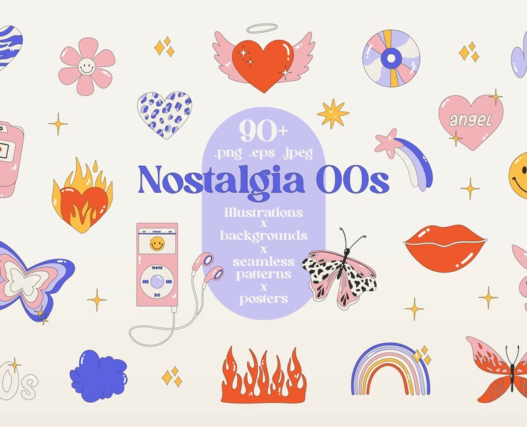 Nostalgia 00s — Иллюстрация на Dprofile