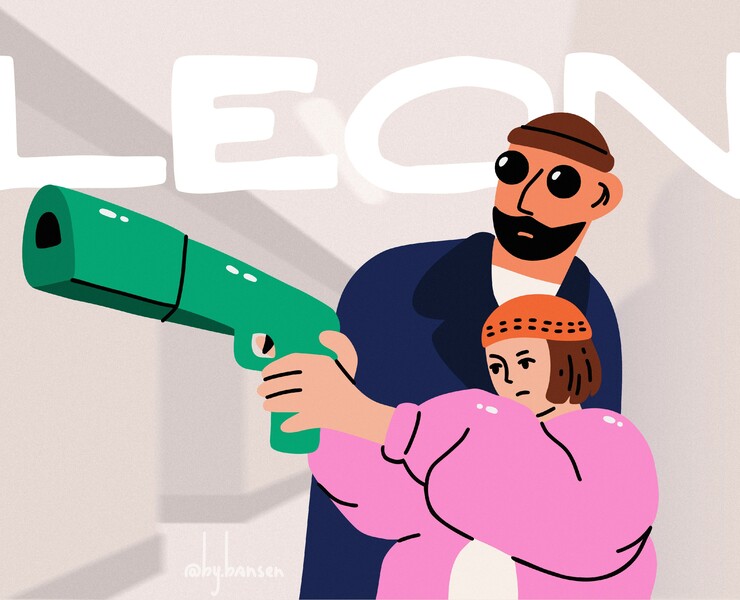 Leon & Mathilda — Иллюстрация на Dprofile
