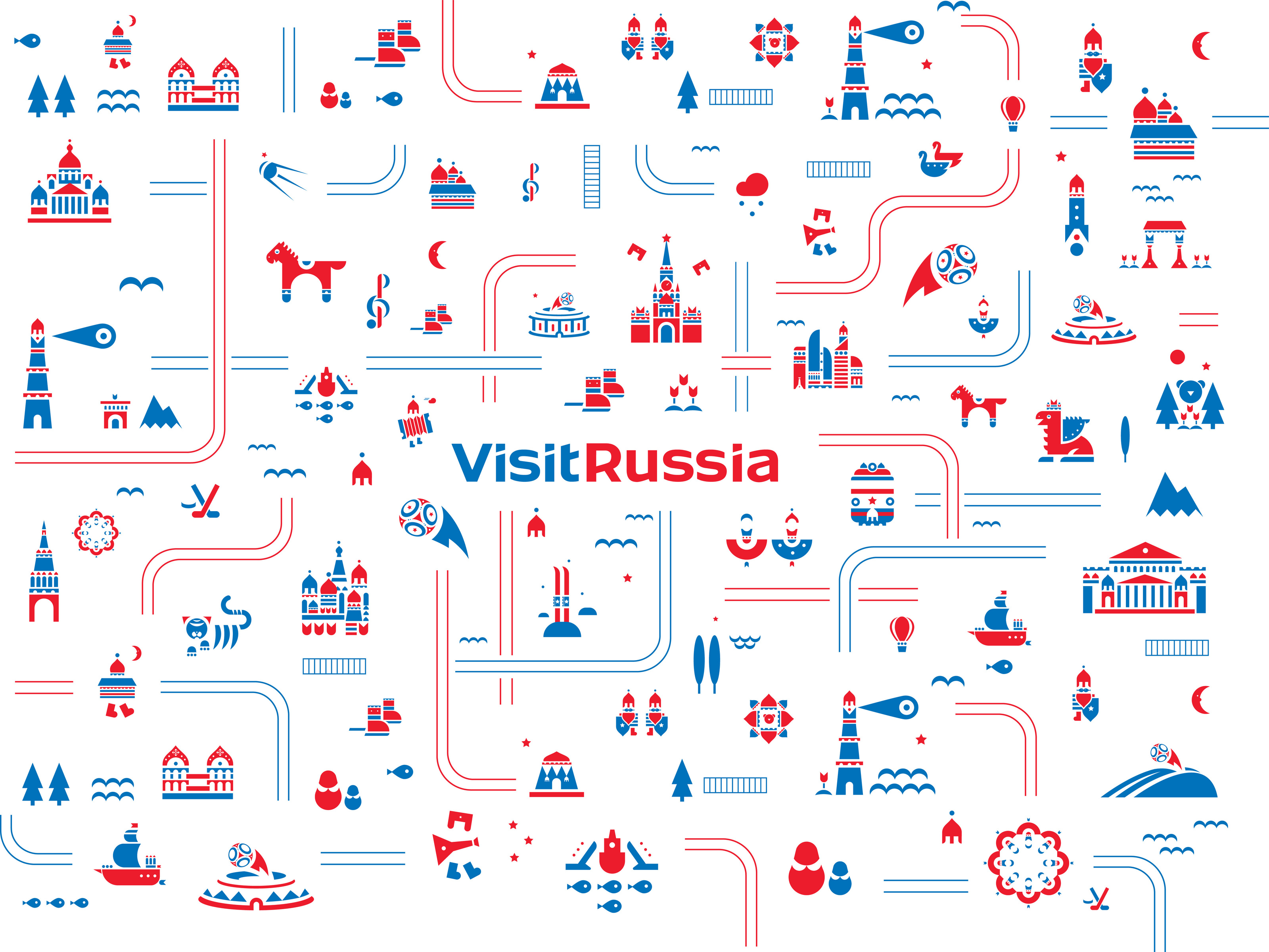Time to Visit Russia — Изображение №1 — Брендинг, Иллюстрация на Dprofile