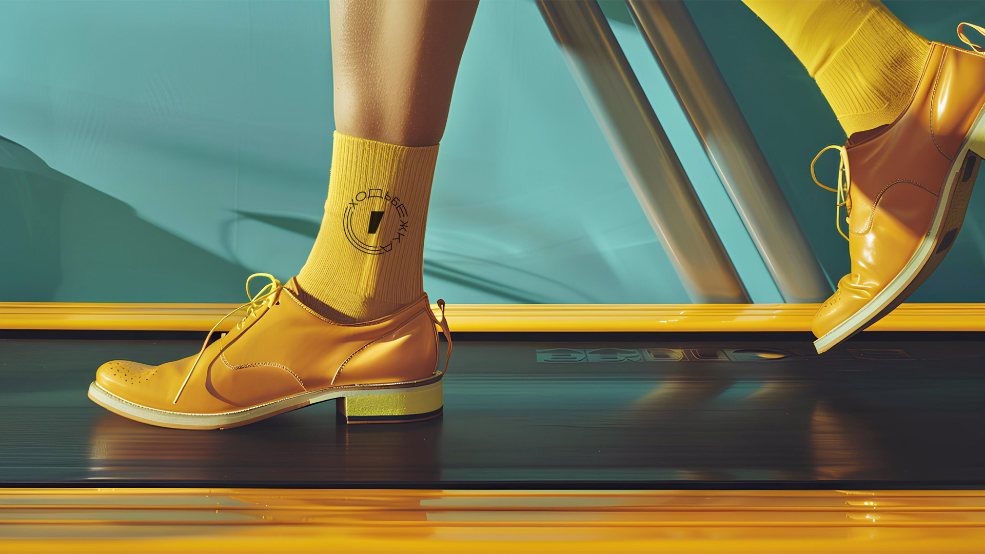 Фирменный стиль забега для креативных сил «Ходьбежка» — Изображение №1 — Брендинг, Иллюстрация на Dprofile