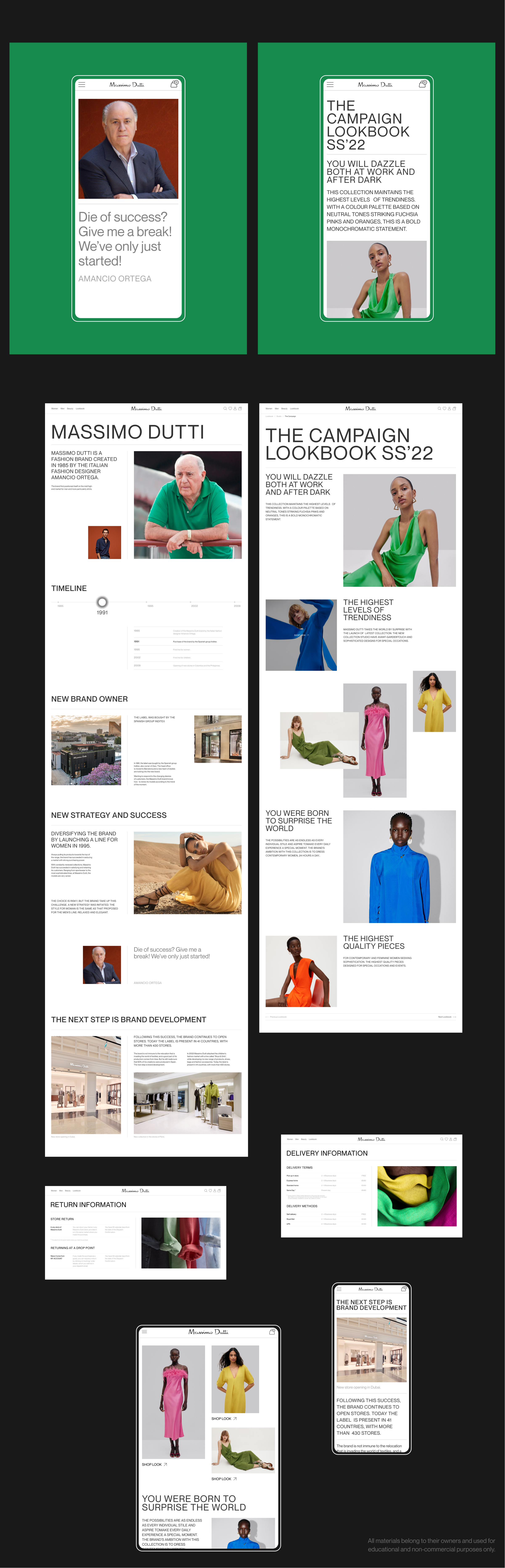 Massimo Dutti | E-commerce redesign — Изображение №6 — Интерфейсы на Dprofile