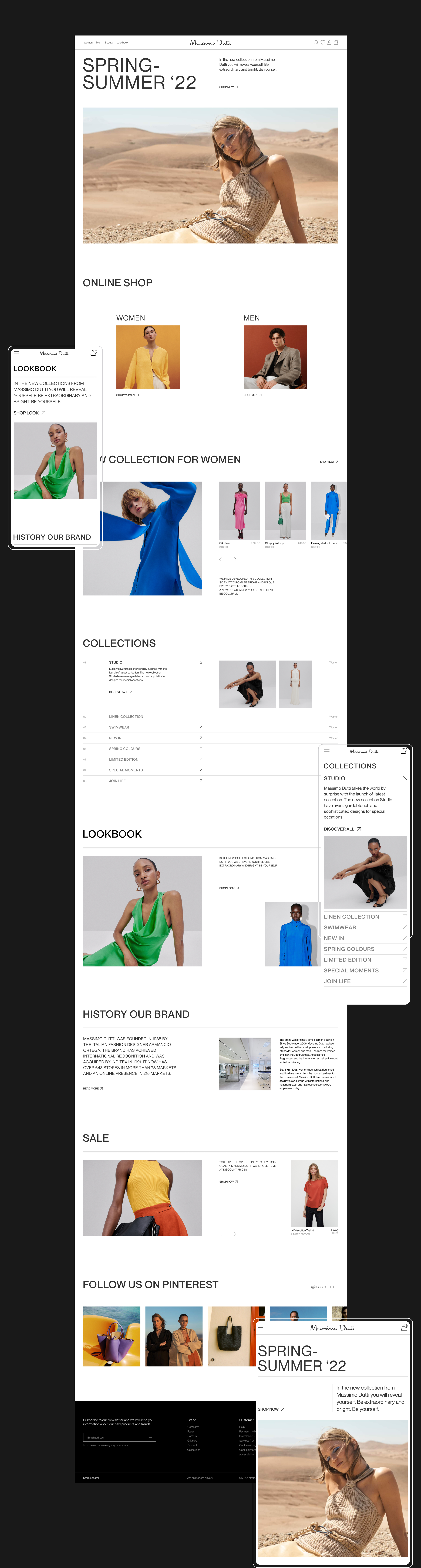 Massimo Dutti | E-commerce redesign — Изображение №2 — Интерфейсы на Dprofile