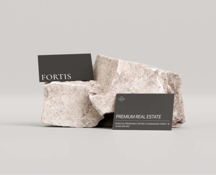 Premium real estate Fortis | design concept на Dprofile