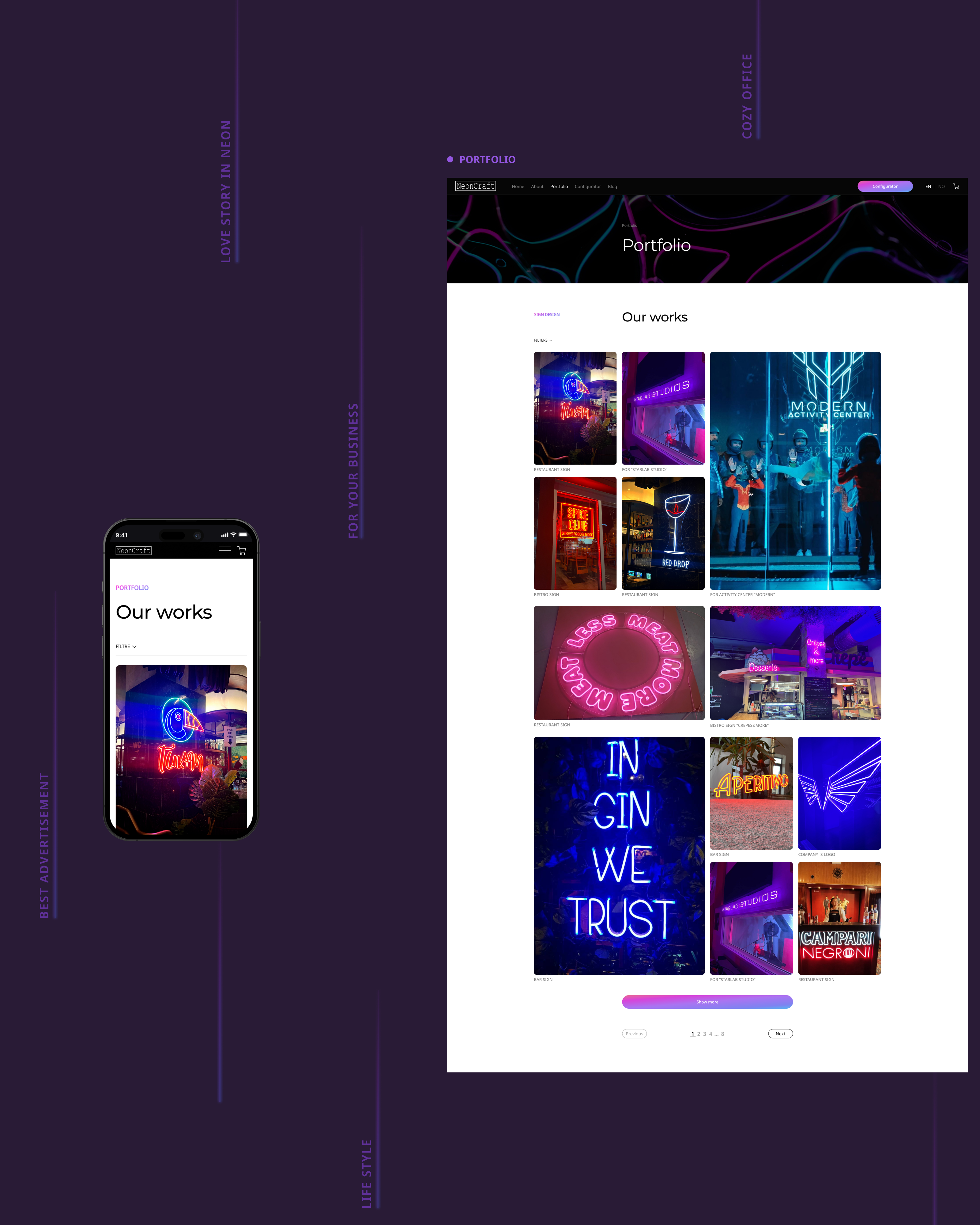 NEONCRAFT | E-commerce — Изображение №5 — Интерфейсы на Dprofile