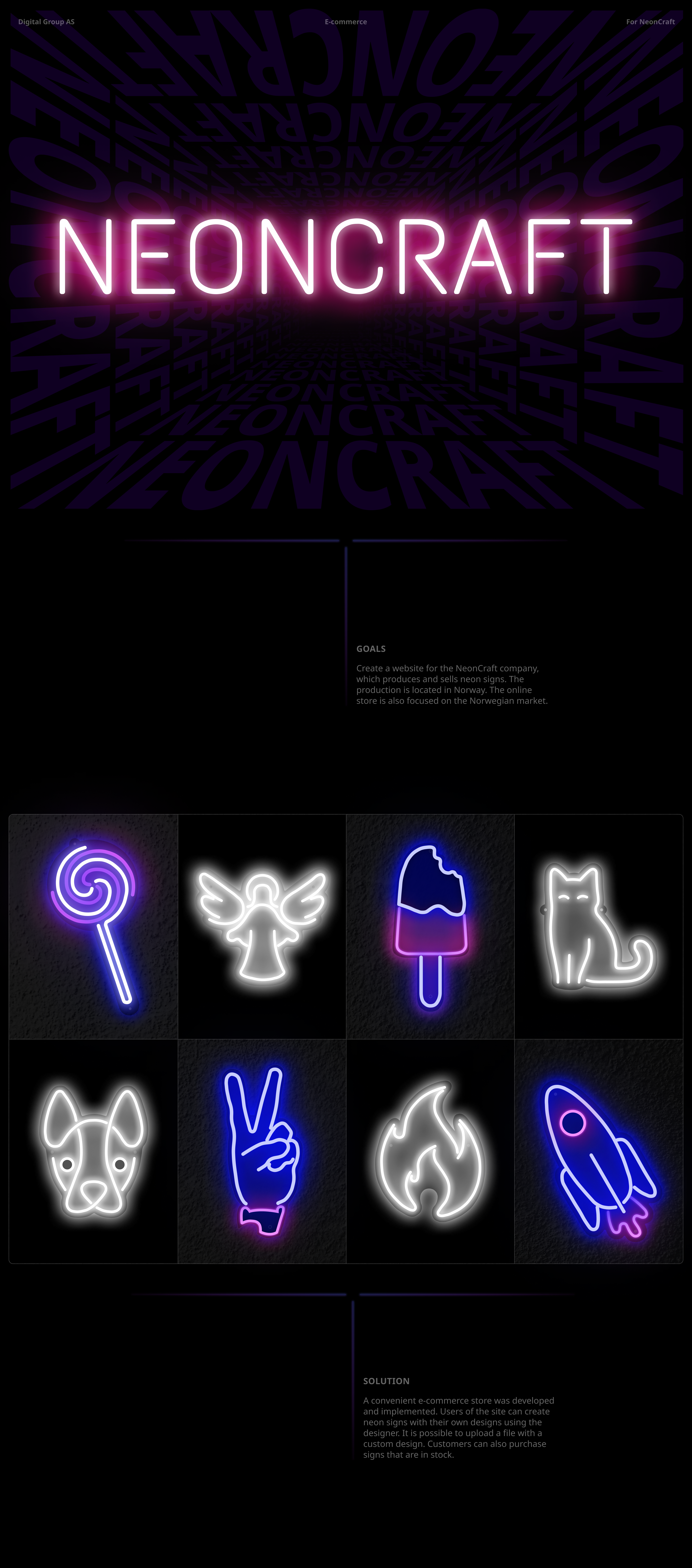 NEONCRAFT | E-commerce — Изображение №1 — Интерфейсы на Dprofile