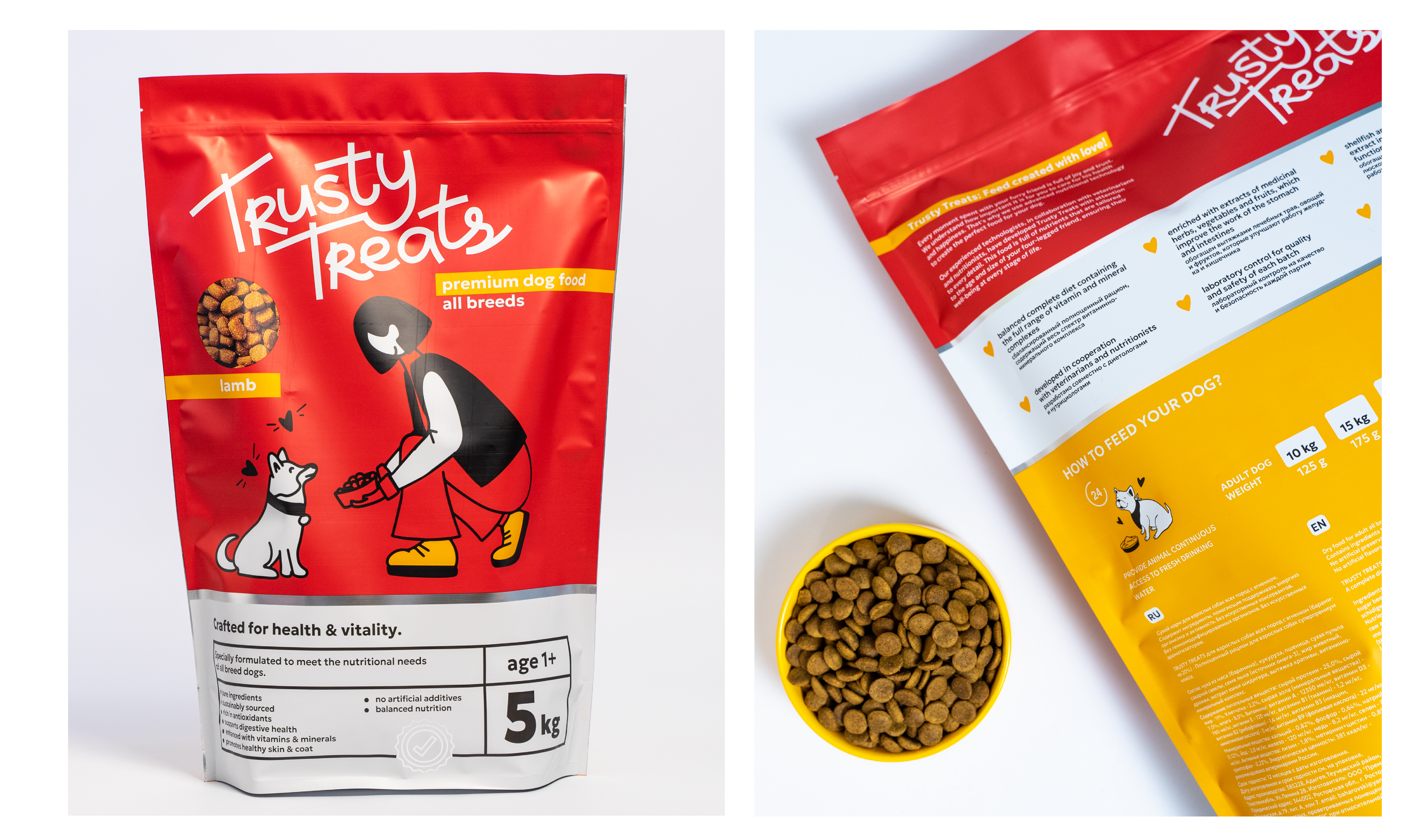 Trusty Treats. Брендинг корма для домашних животных — Изображение №7 — Брендинг на Dprofile