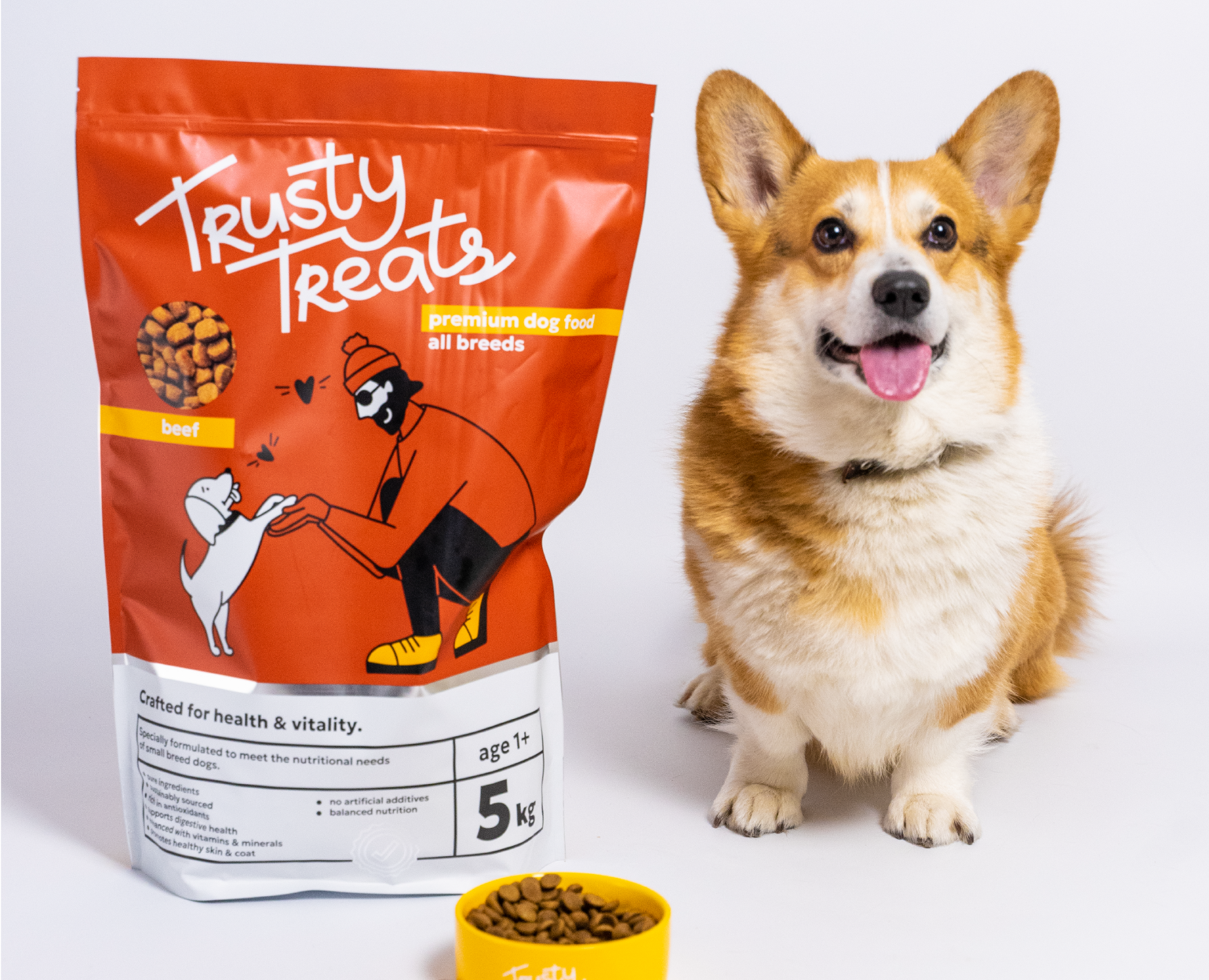 Trusty Treats. Брендинг корма для домашних животных на Dprofile