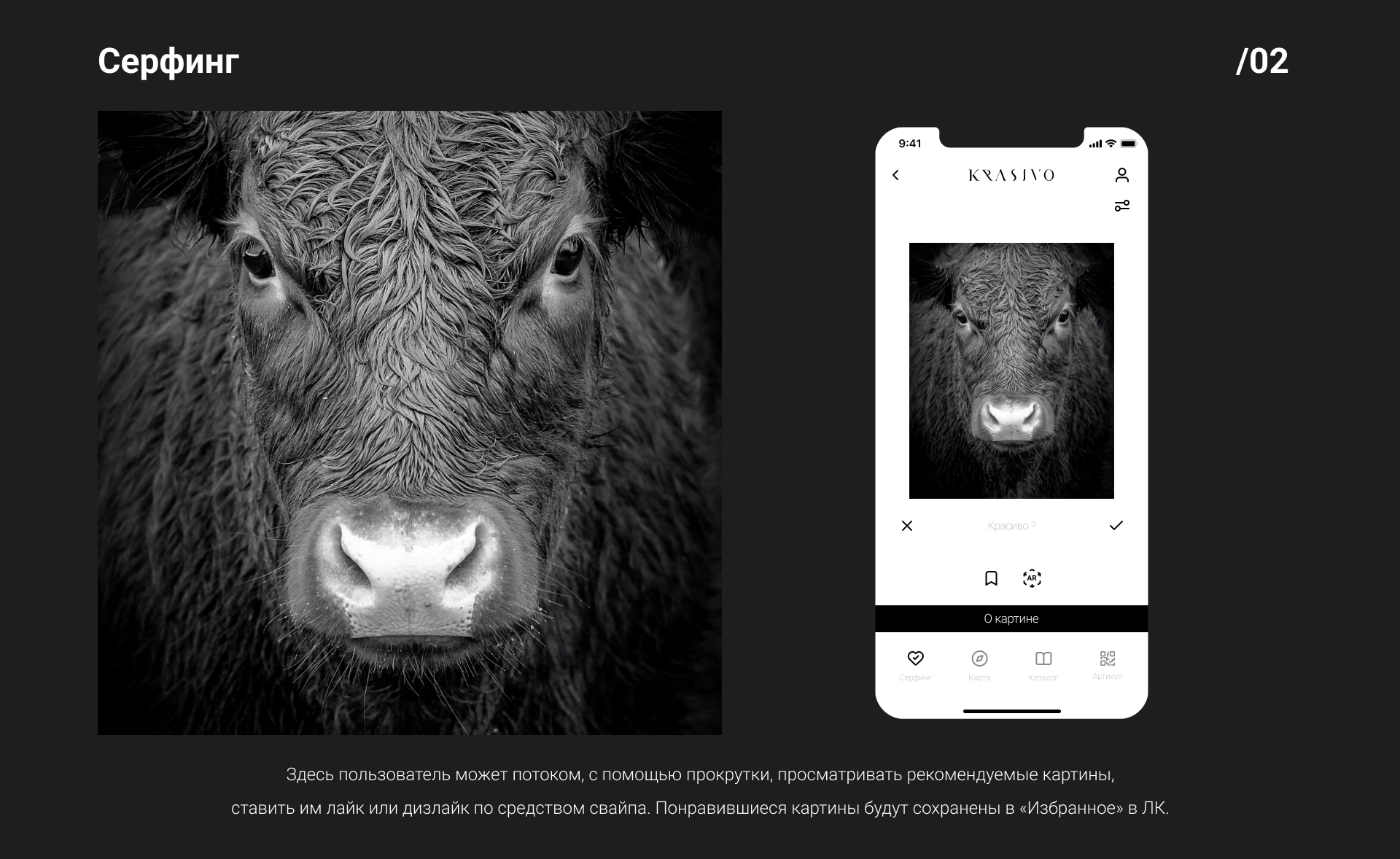 APP "KRASIVO" — Изображение №5 — Интерфейсы на Dprofile