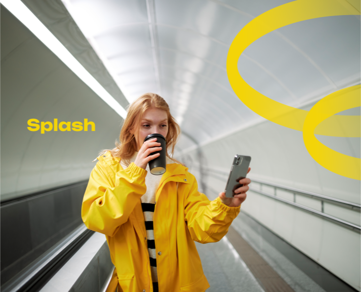 Splash. Identity for powerbank sharing — Брендинг, Графика на Dprofile
