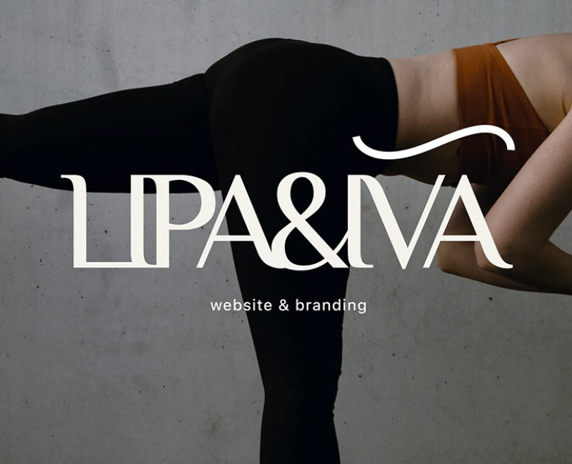 UX/UI design Website and branding LIPA&IVA yoga на Dprofile