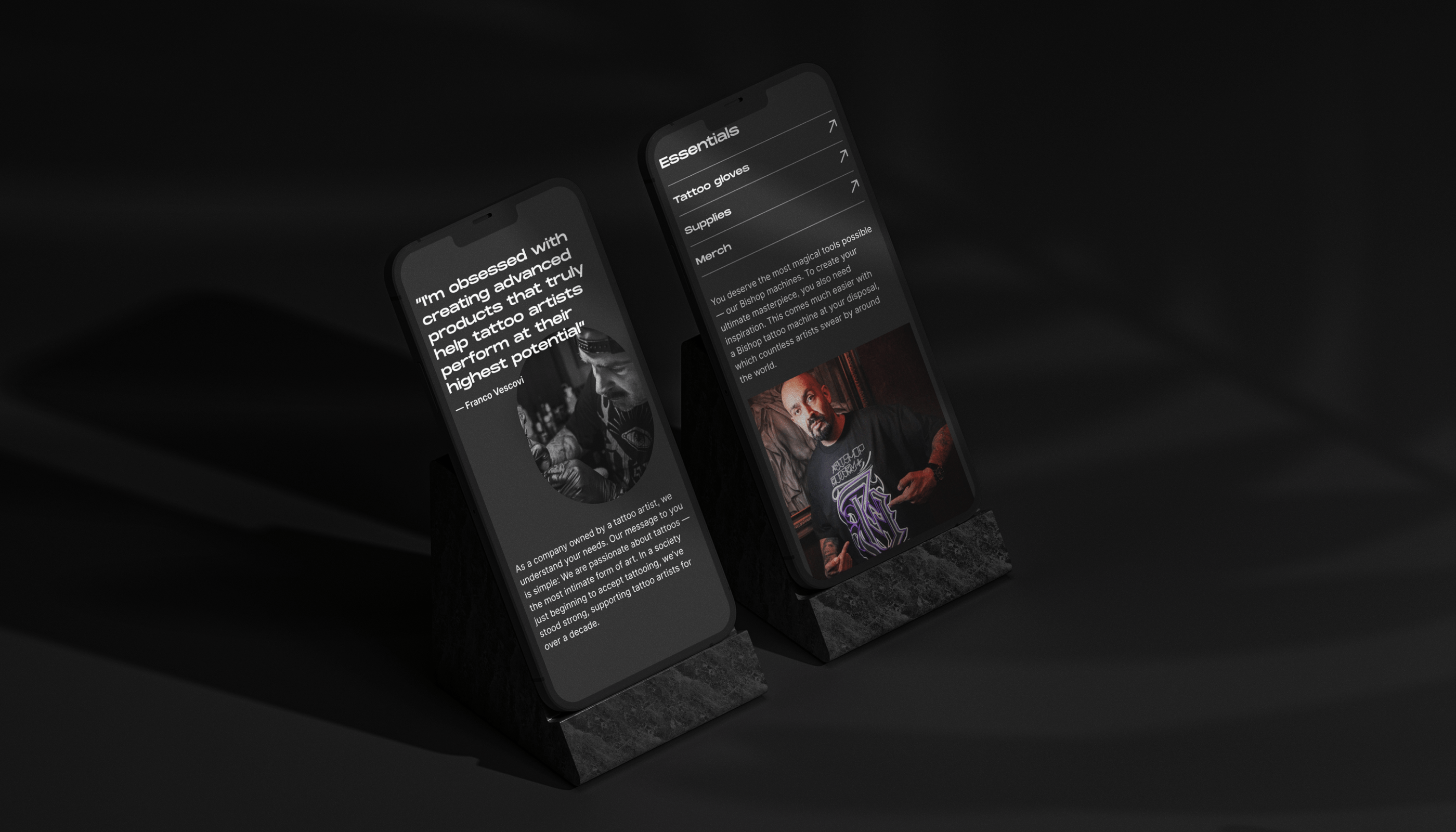 Bishop tattoo supply | e-commerce redesign — Изображение №3 — Интерфейсы, Иллюстрация на Dprofile