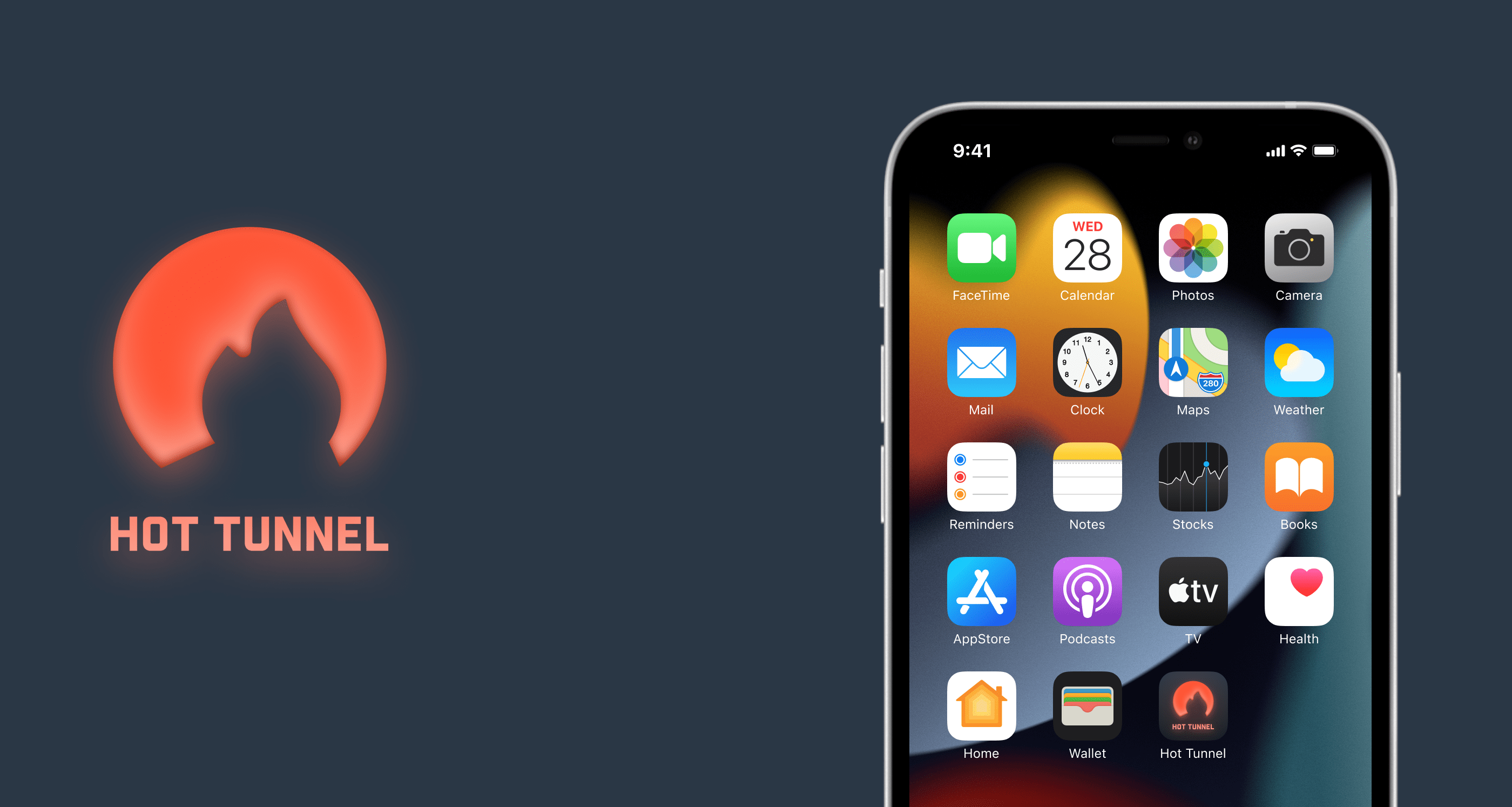 Hot Tunnel | VPN service - Mobile app — Изображение №3 — Анимация, Интерфейсы на Dprofile