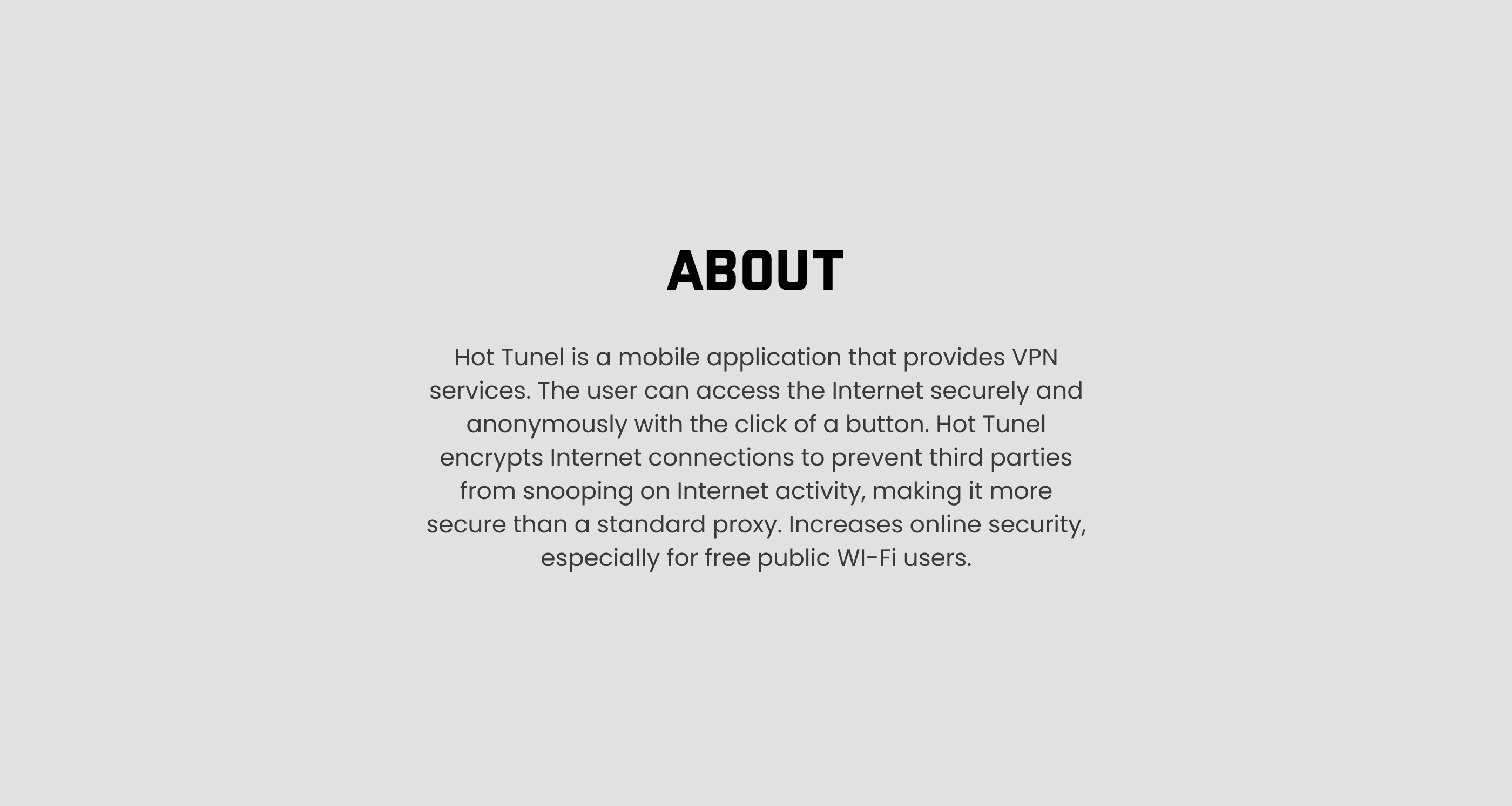 Hot Tunnel | VPN service - Mobile app — Изображение №2 — Анимация, Интерфейсы на Dprofile