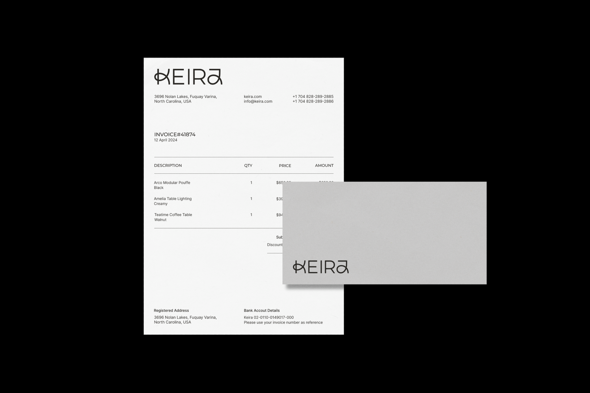 KEIRA (brand identity) — Изображение №5 — Брендинг на Dprofile