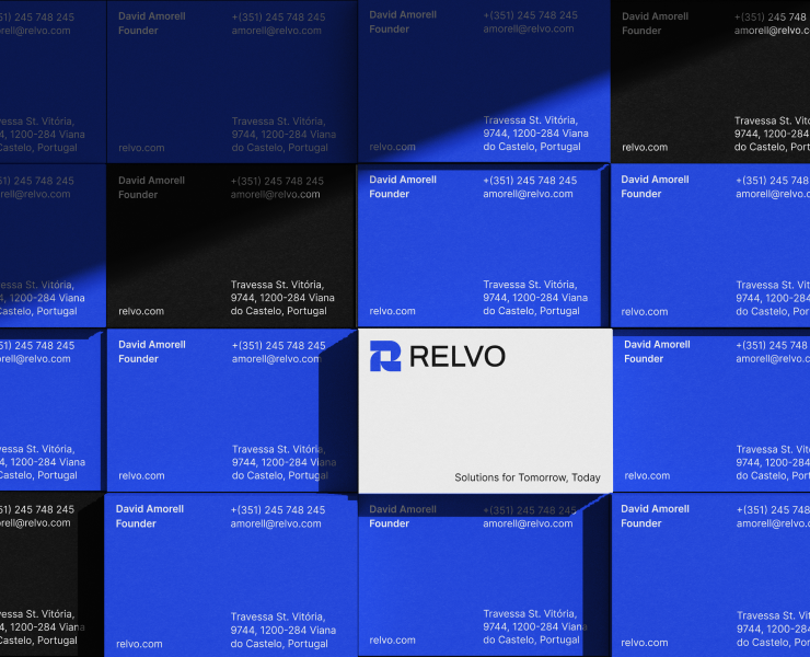 RELVO (brand identity) — Брендинг на Dprofile