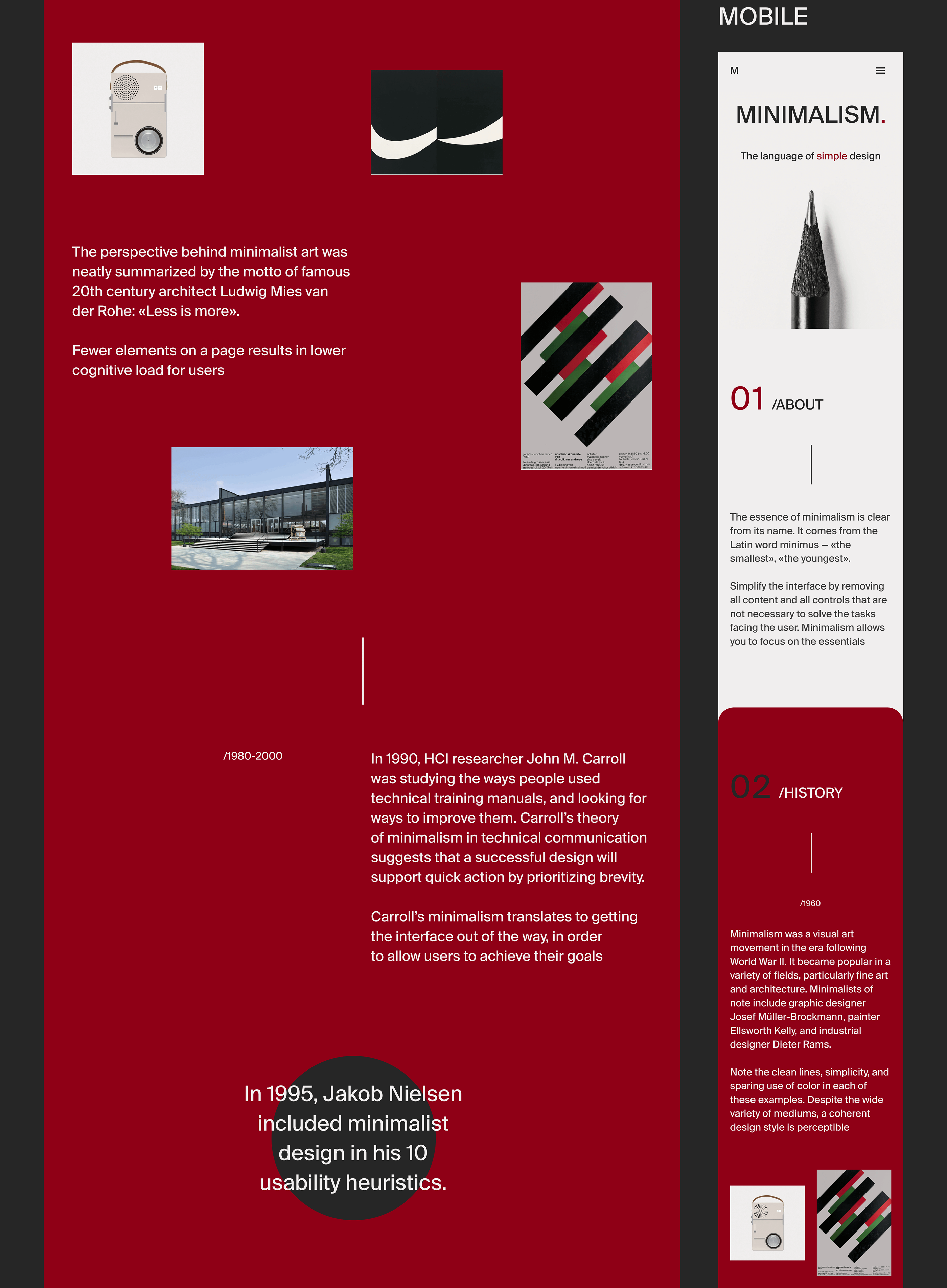 MINIMALISM | about style | UI — Изображение №6 — Интерфейсы, Маркетинг на Dprofile