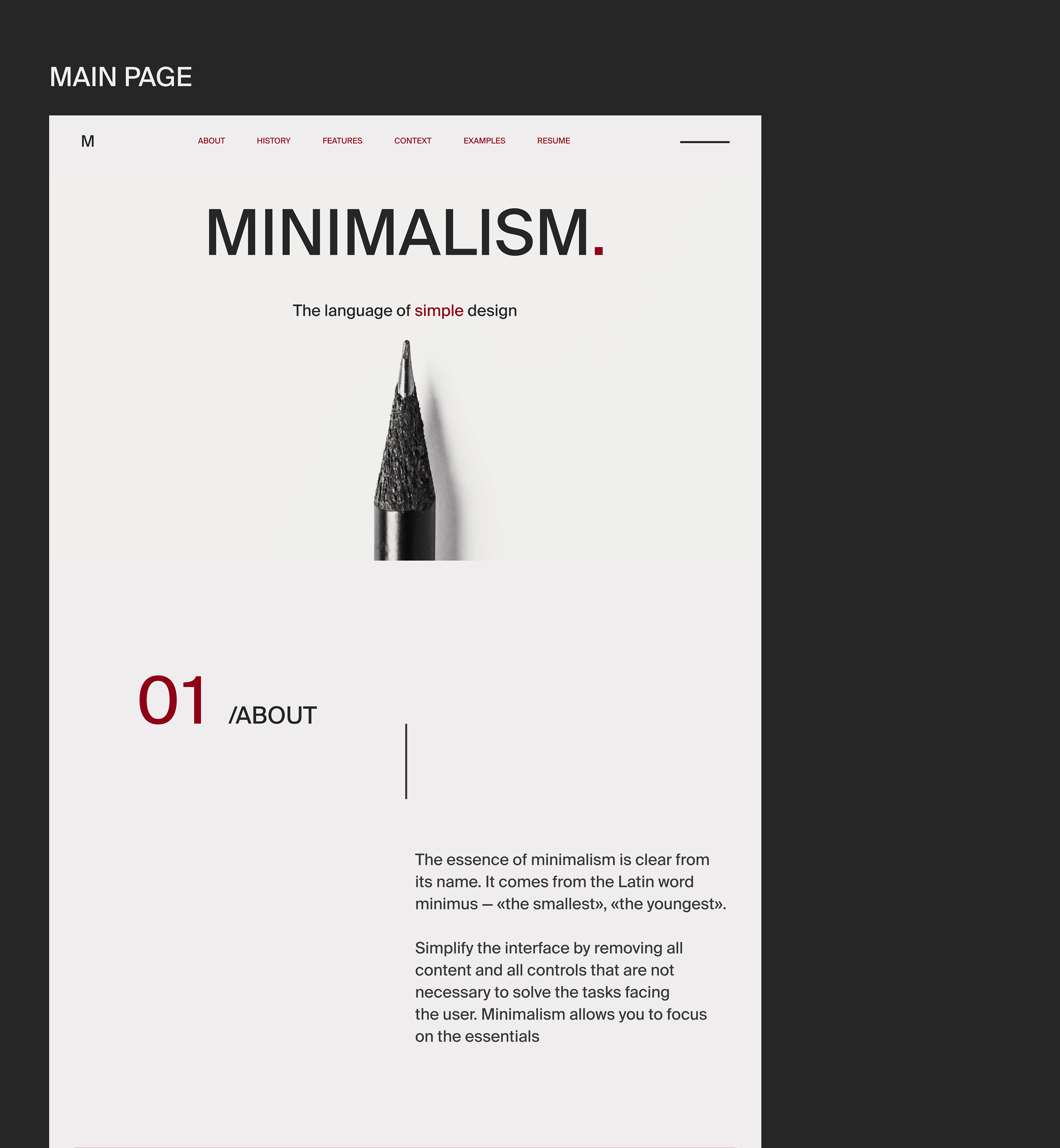 MINIMALISM | about style | UI — Изображение №4 — Интерфейсы, Маркетинг на Dprofile