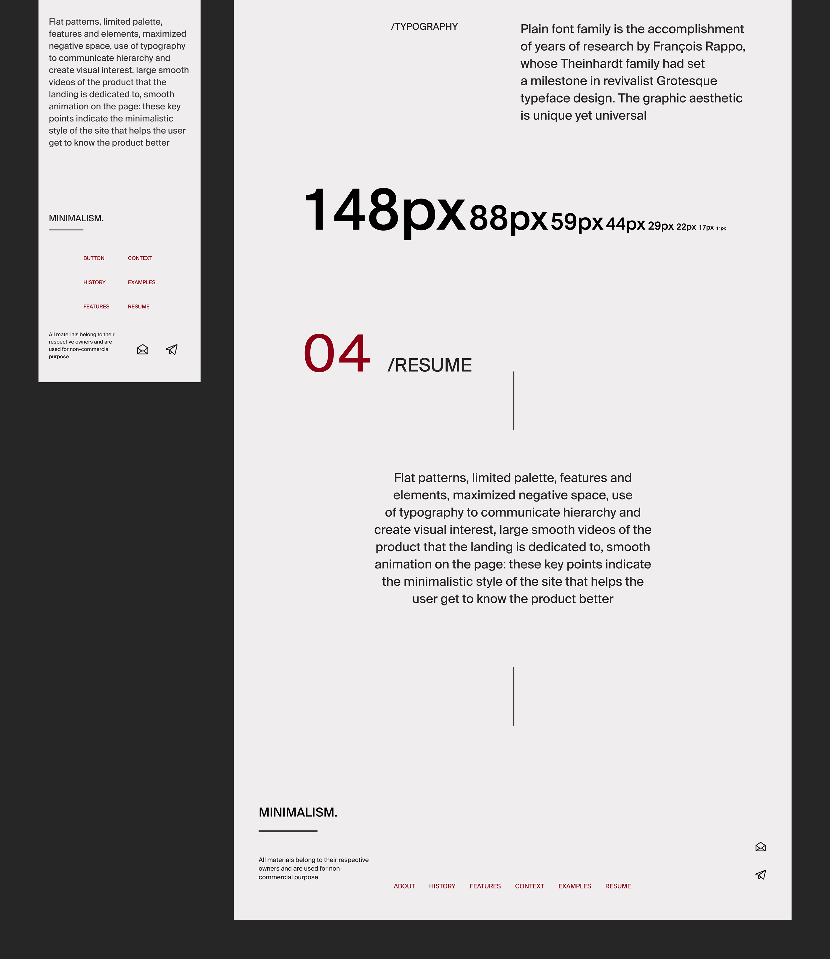 MINIMALISM | about style | UI — Изображение №12 — Интерфейсы, Маркетинг на Dprofile