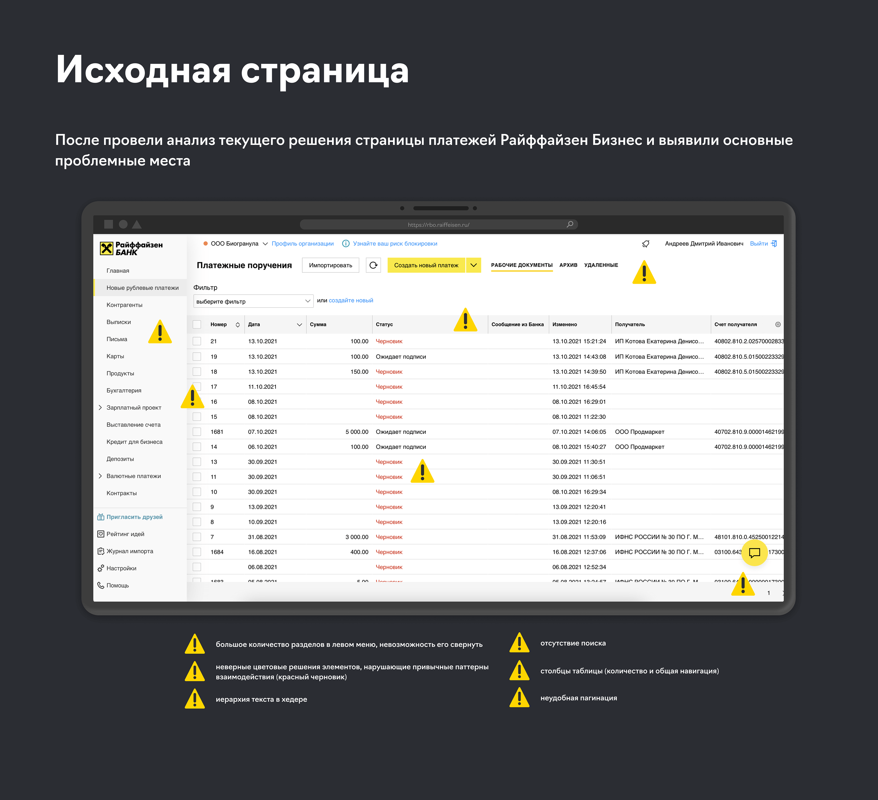 Raiffeisen Business | page redesign | UX UI — Изображение №5 — Интерфейсы на Dprofile