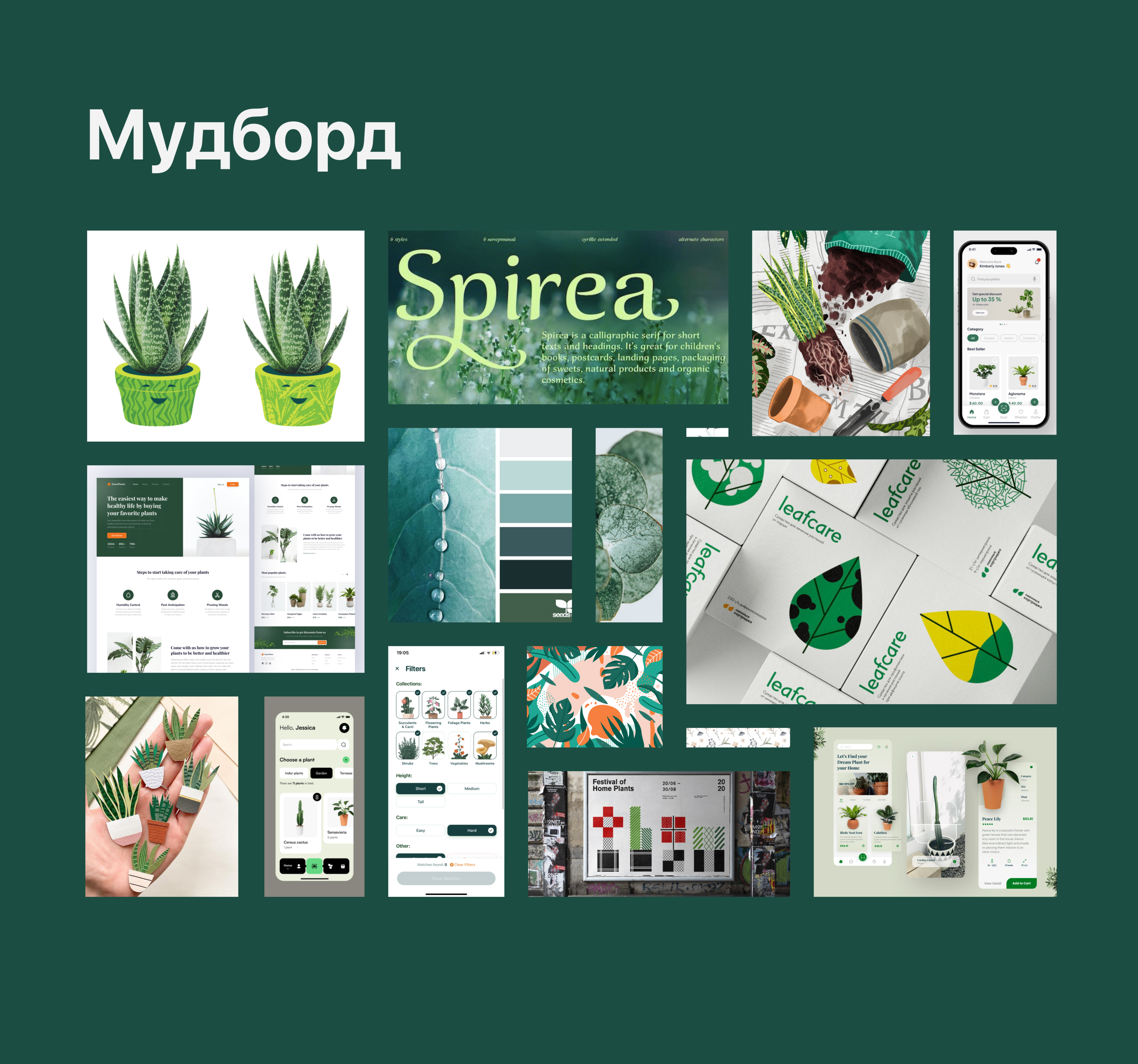 Plant Pal | mobile app concept | UX UI — Изображение №5 — Интерфейсы на Dprofile