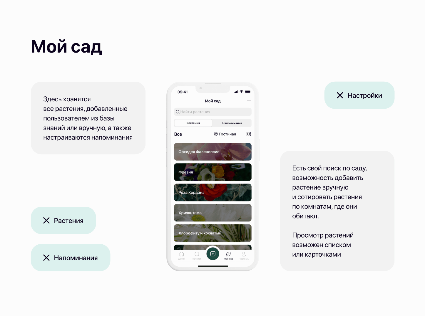 Plant Pal | mobile app concept | UX UI — Изображение №15 — Интерфейсы на Dprofile
