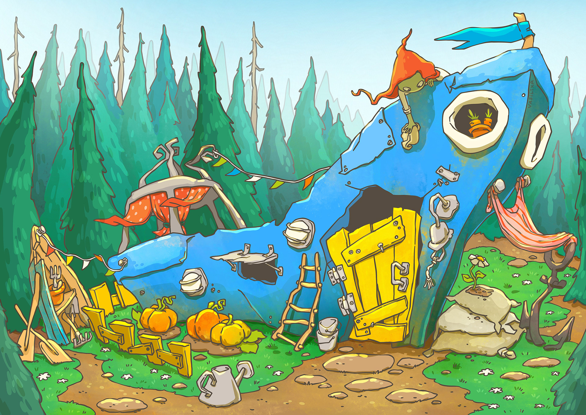 Story about the fabulous inhabitans of a magical world — Изображение №5 — Иллюстрация на Dprofile