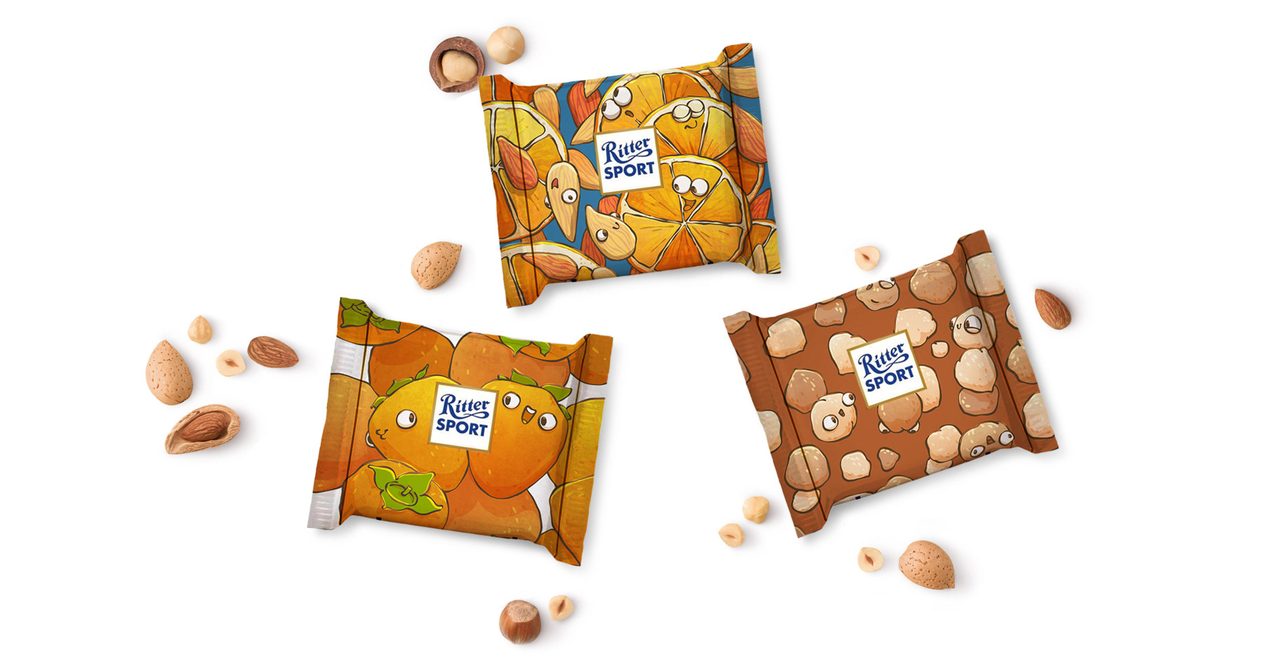Ritter Sport illustration branding concept — Изображение №10 — Иллюстрация на Dprofile