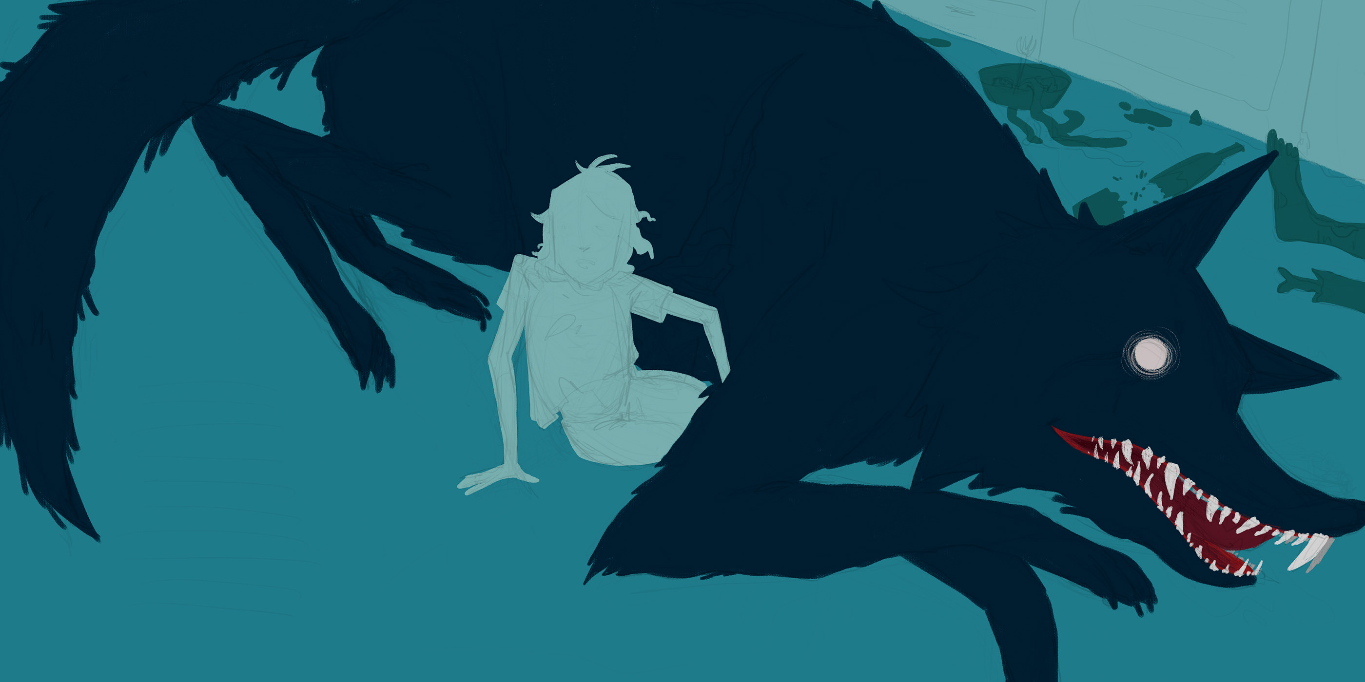 Red Riding Hood: Creepy version — Изображение №6 — Иллюстрация на Dprofile