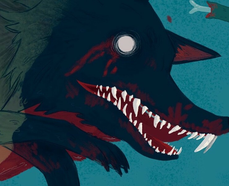Red Riding Hood: Creepy version — Иллюстрация на Dprofile
