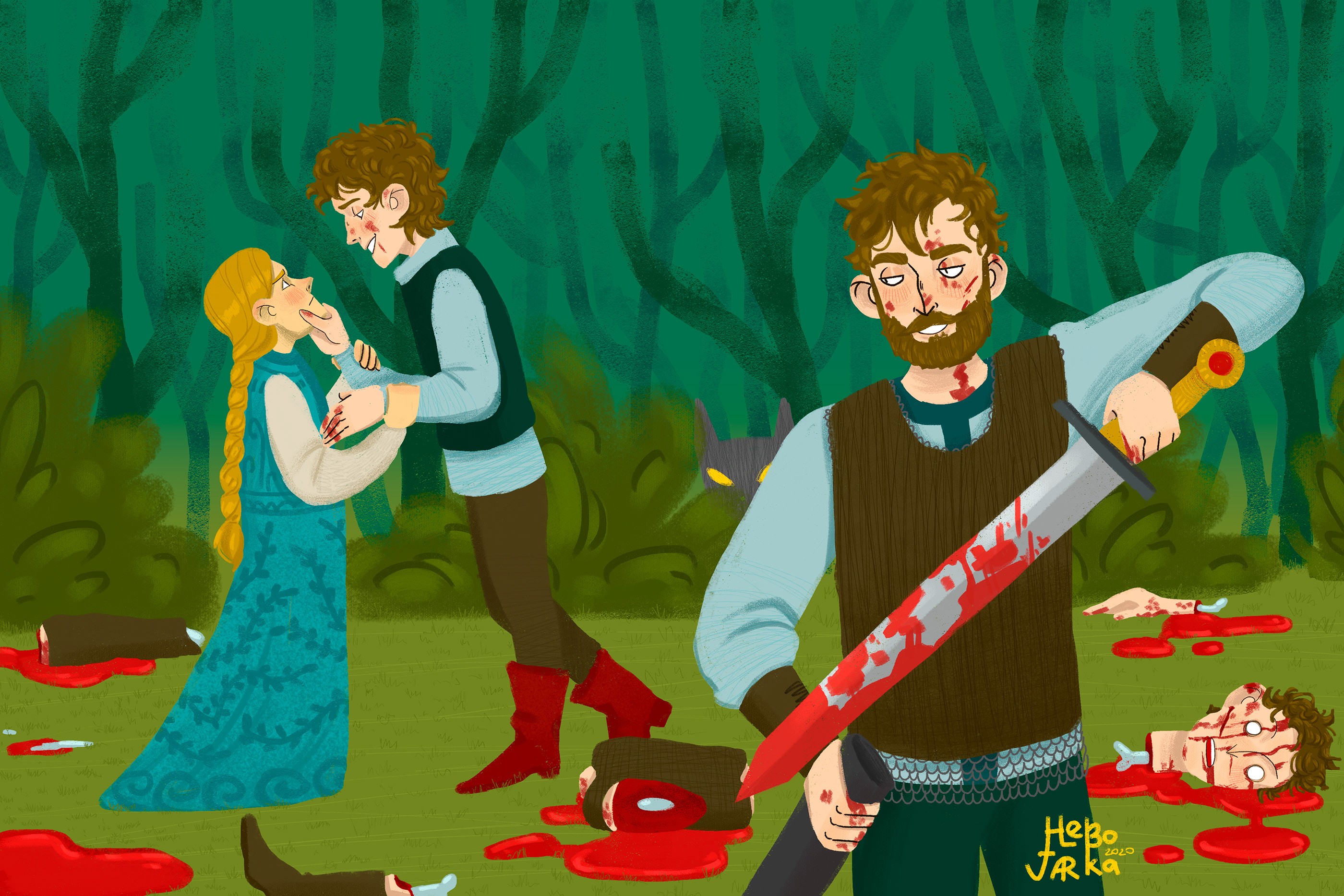 Folk Tale Week 2020 — Изображение №6 — Иллюстрация на Dprofile