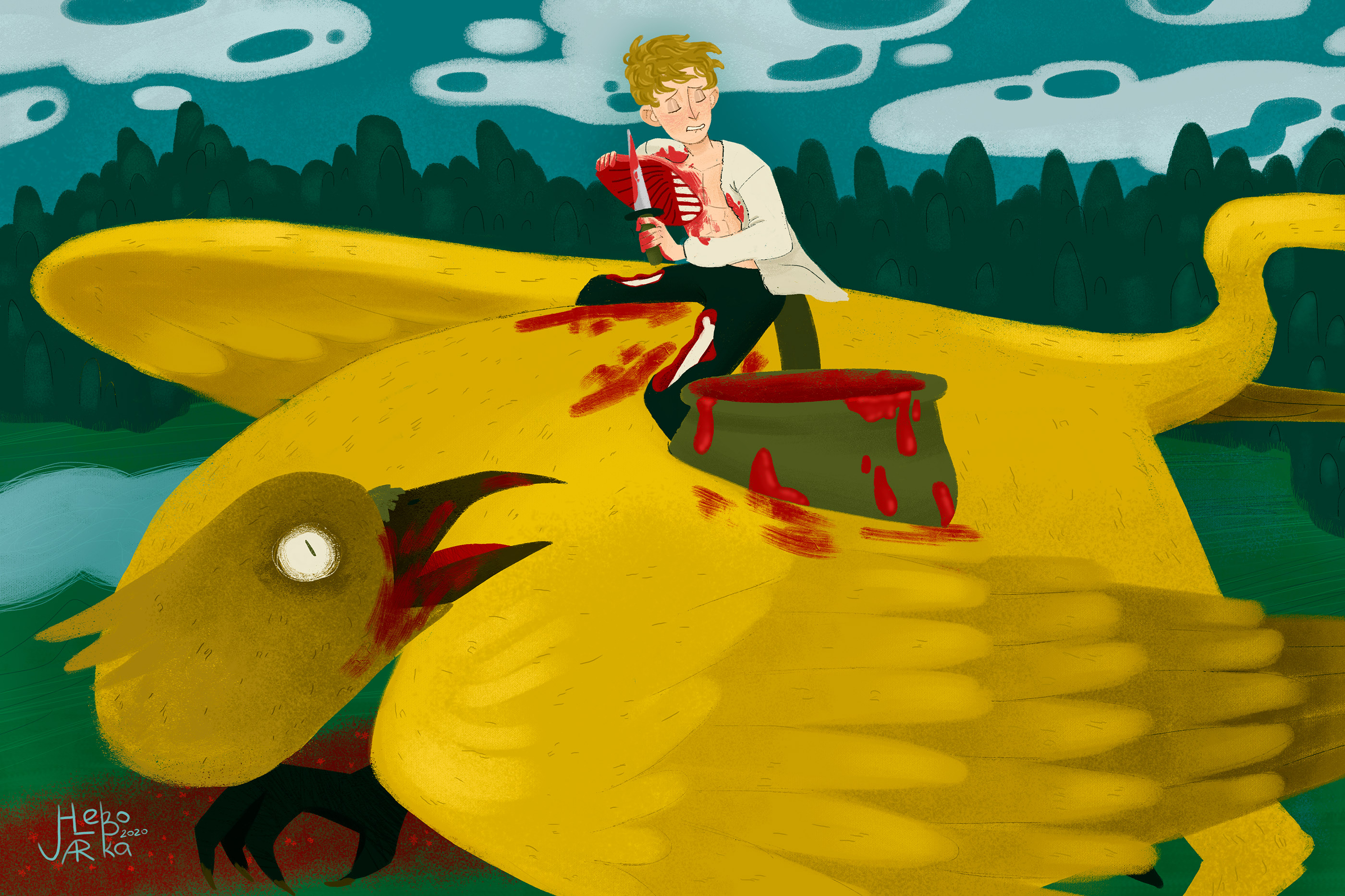 Folk Tale Week 2020 — Изображение №3 — Иллюстрация на Dprofile