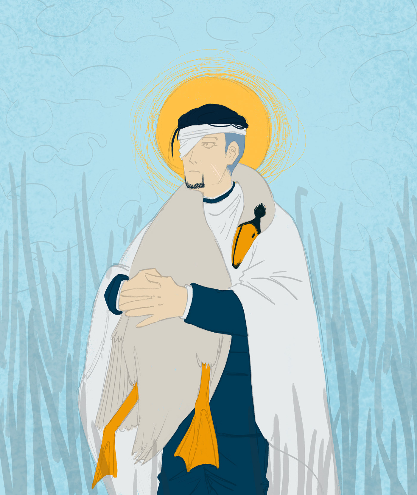Golden Kamuy fanart — Изображение №4 — Иллюстрация, Графика на Dprofile