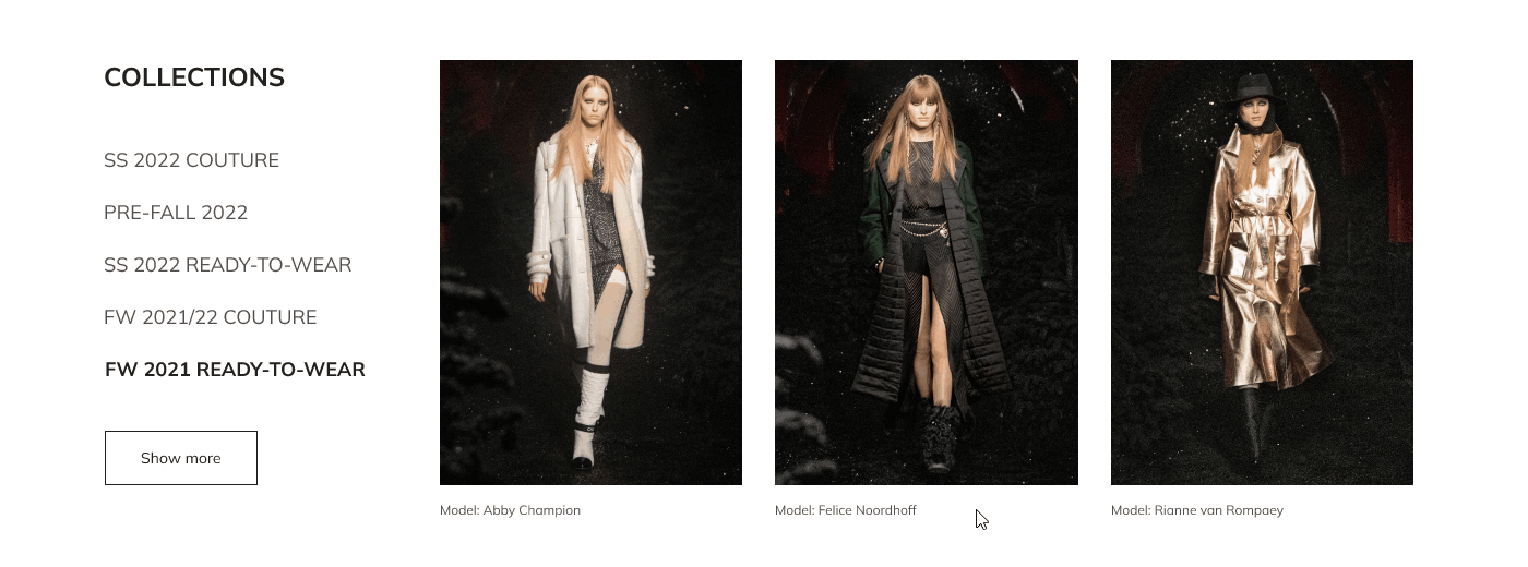 CHANEL | E-commerce redesign — Изображение №2 — Интерфейсы, Брендинг на Dprofile