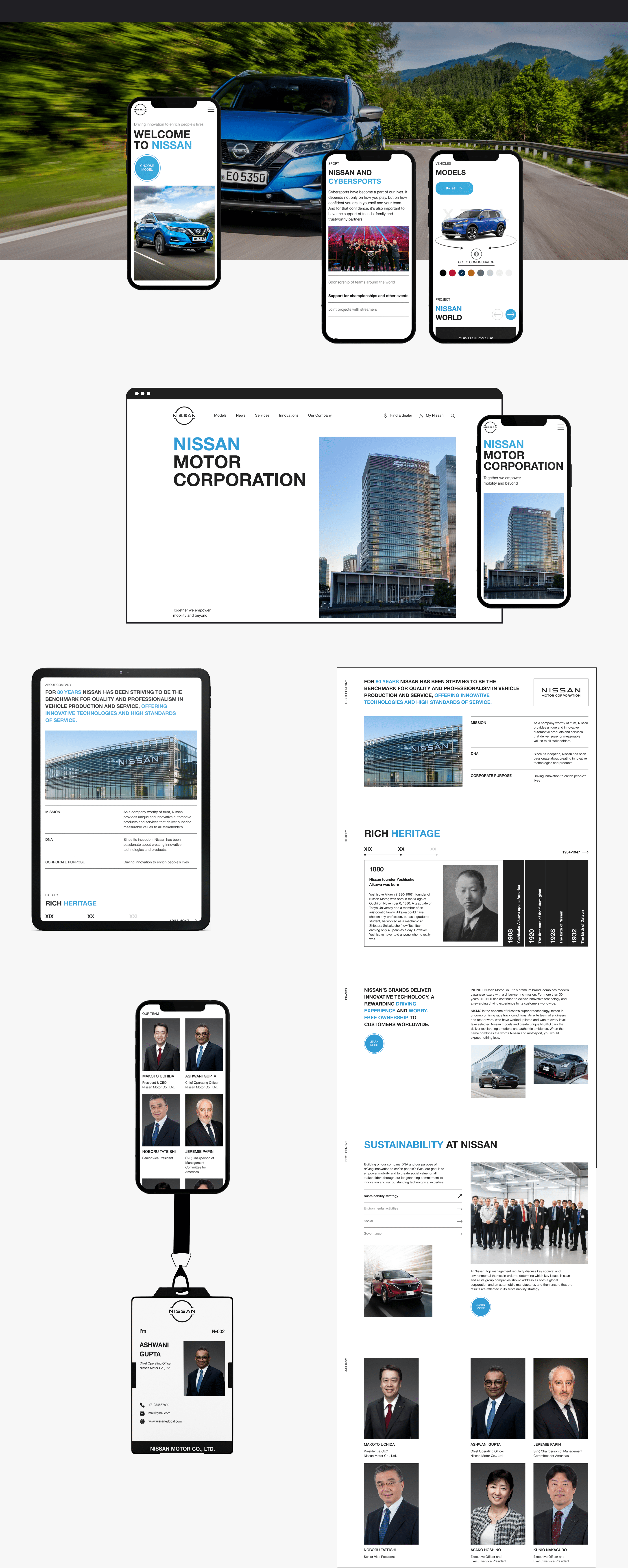 Nissan Motor Corporation — Изображение №4 — Интерфейсы, Брендинг на Dprofile