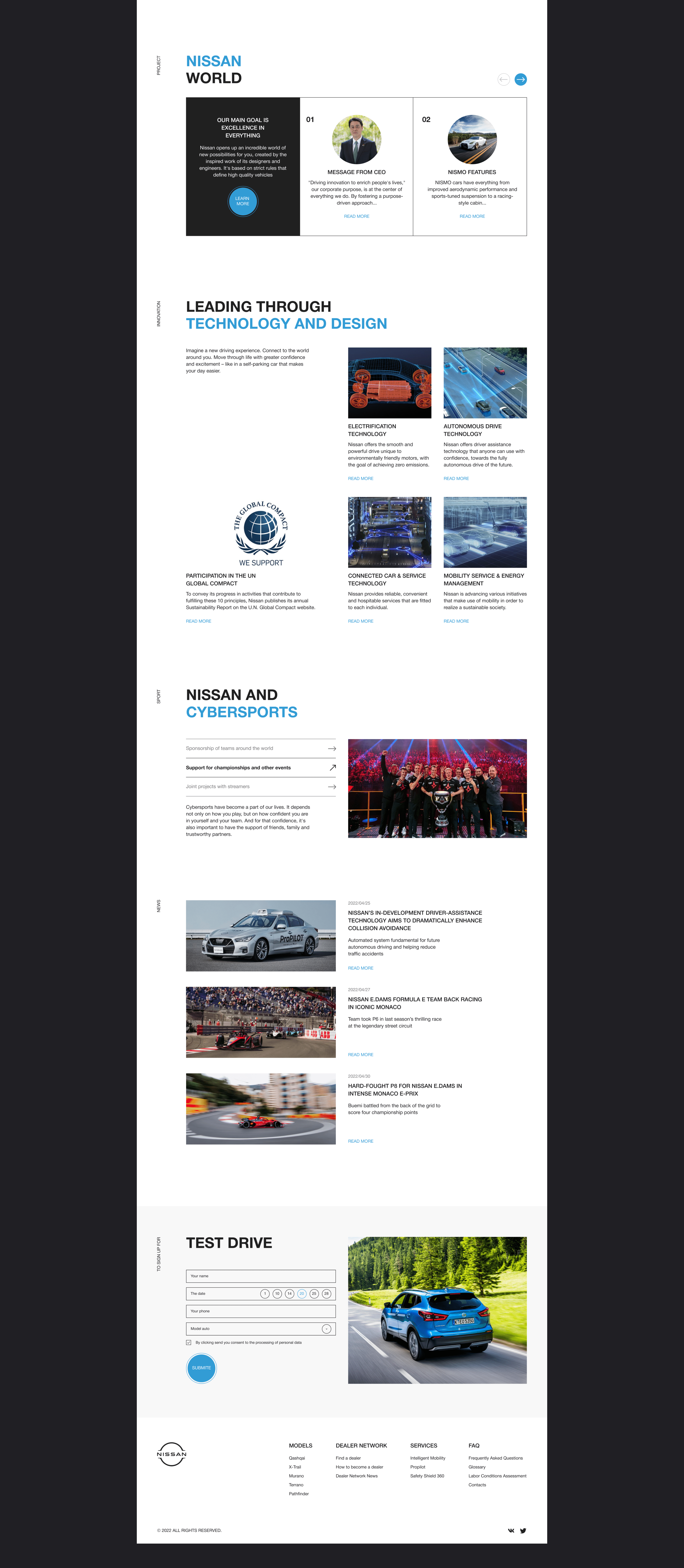 Nissan Motor Corporation — Изображение №3 — Интерфейсы, Брендинг на Dprofile