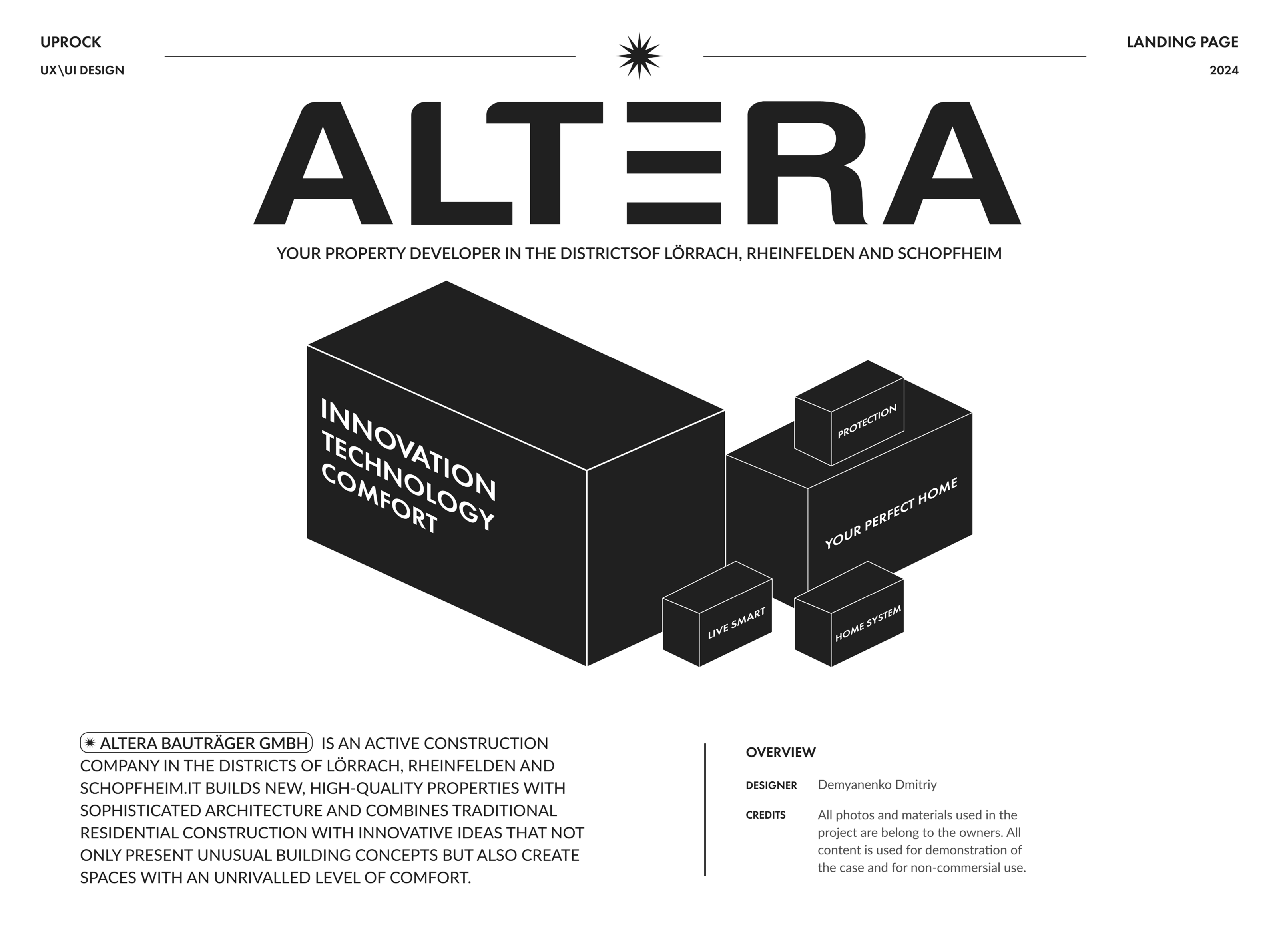 Altera- Landing page redesign — Изображение №1 — Интерфейсы, Брендинг на Dprofile