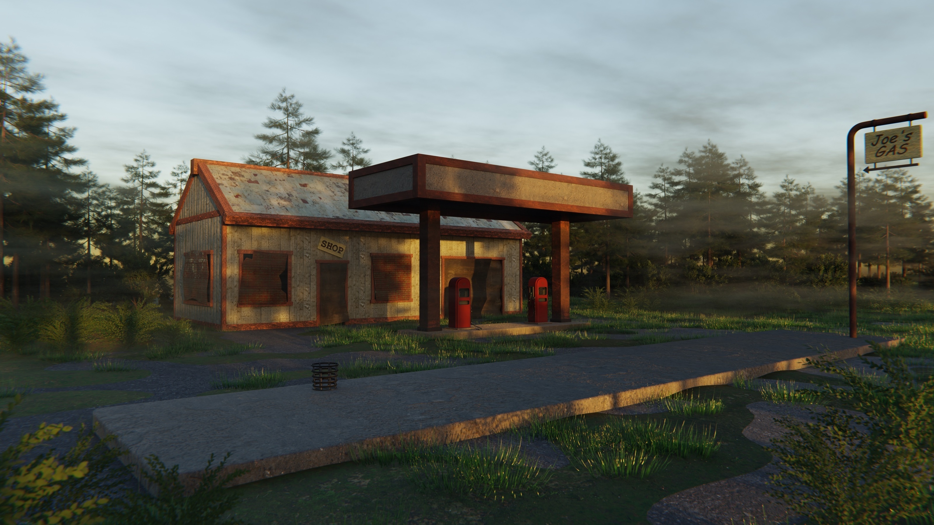 Gas Station 3D — Изображение №1 — 3D на Dprofile