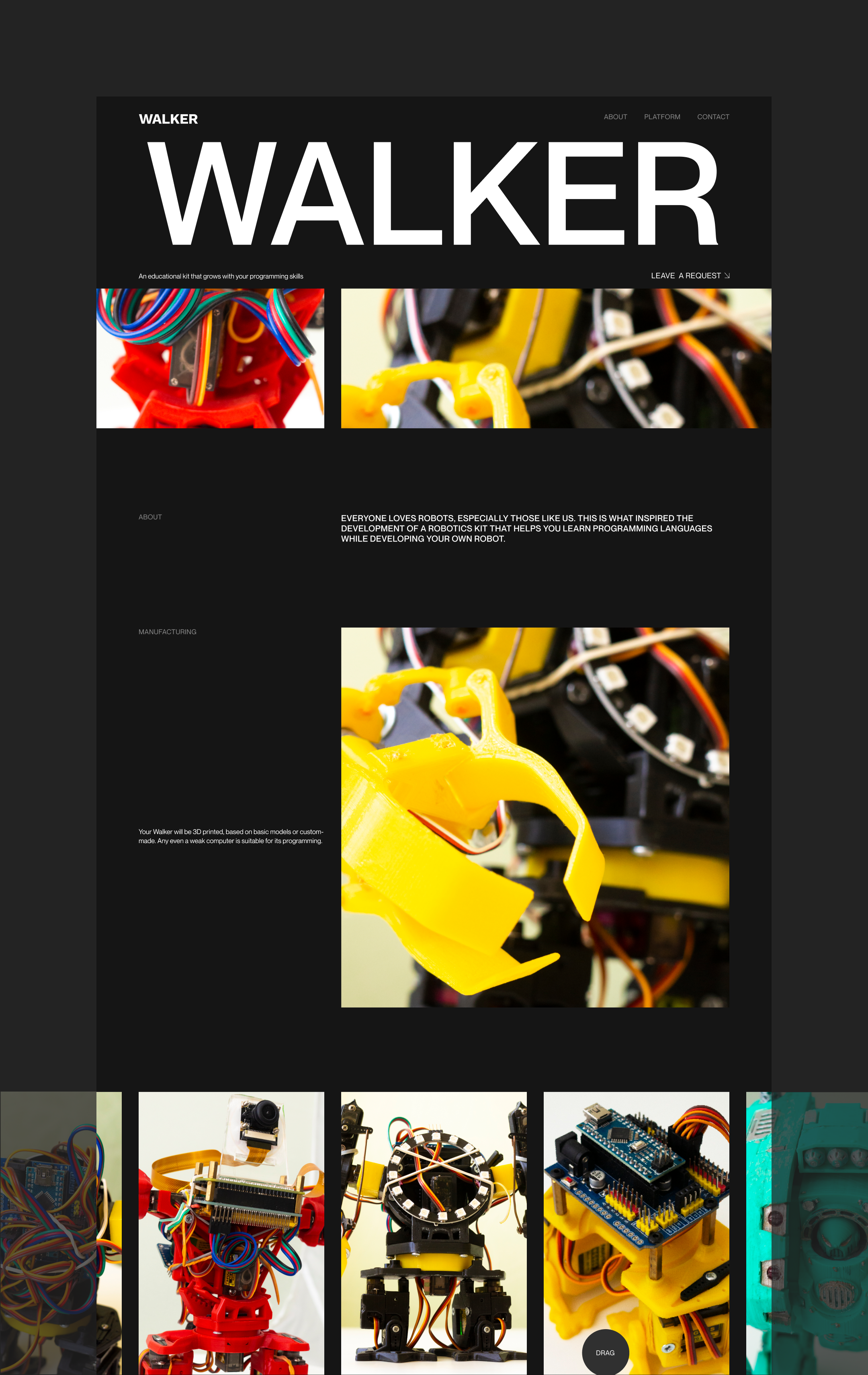 Landing Walker — Изображение №2 — Маркетинг, Интерфейсы на Dprofile