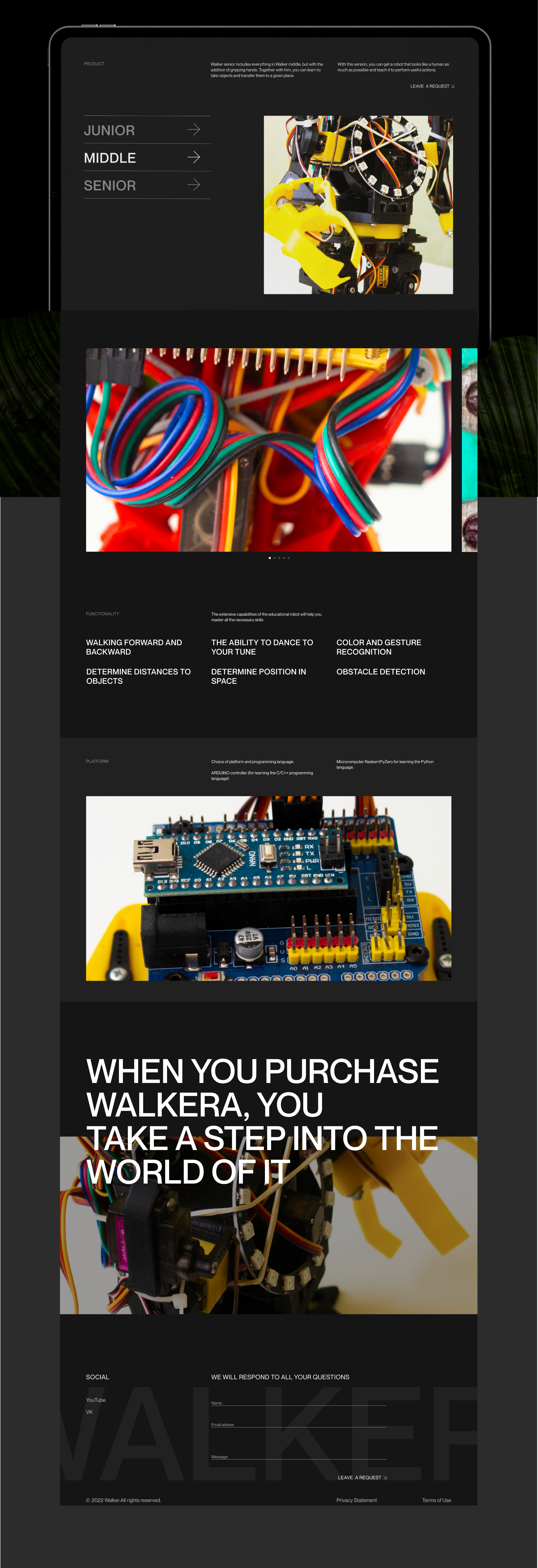 Landing Walker — Изображение №4 — Маркетинг, Интерфейсы на Dprofile